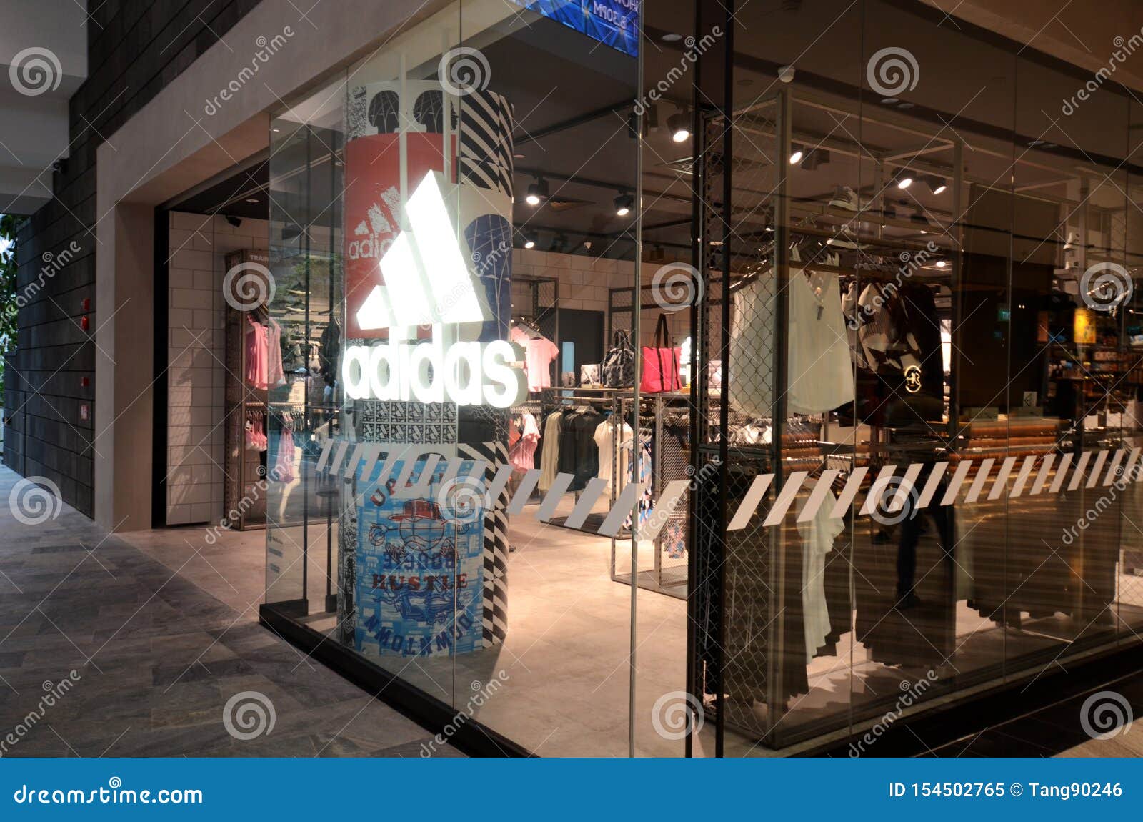 Adidas Store Front Located Inside the Jewal Changi Airport in Singapore Editorial Image Image of adidas, jewel: 154502765