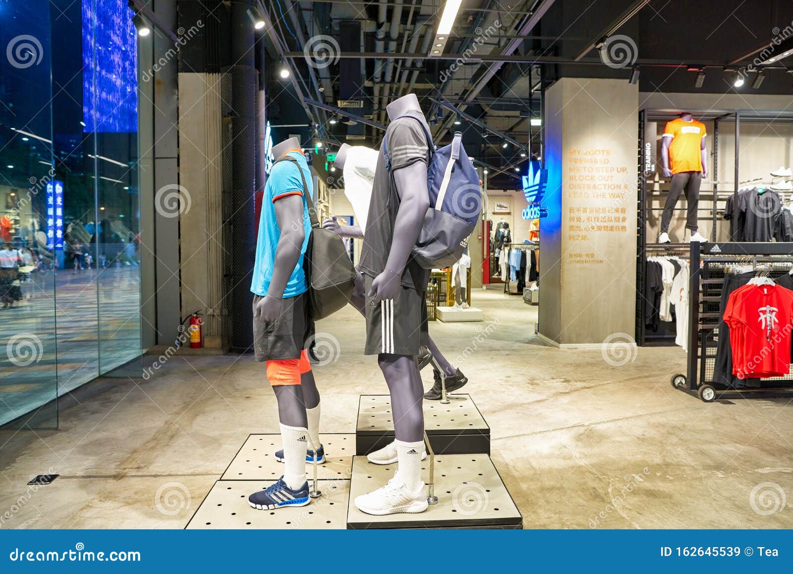 Adidas store in Shenzhen editorial stock image. Image of apparel - 162645539