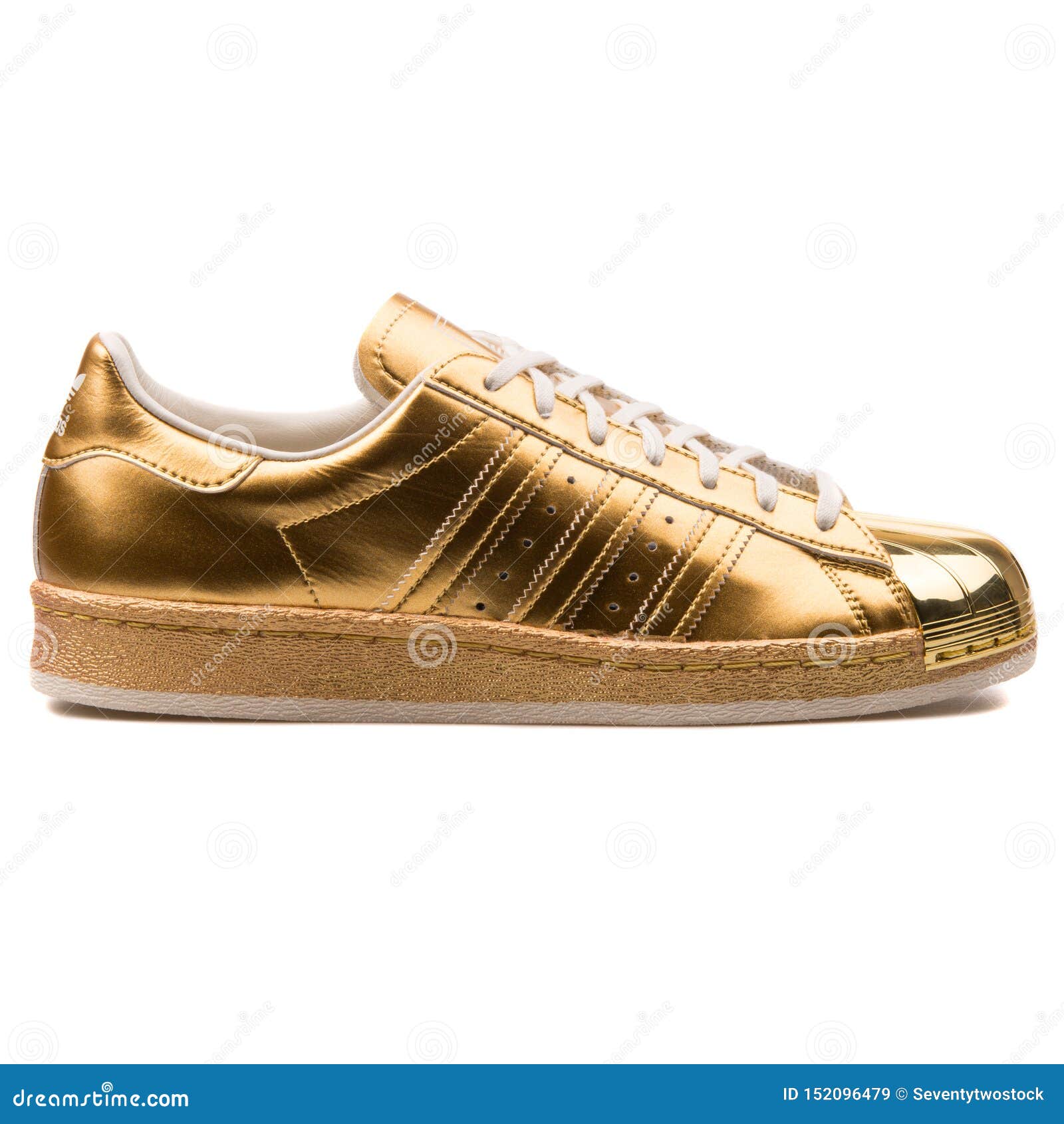 80s Metallic Pac Gold Metallic Sneaker Editorial Stock Image - of sneaker: 152096479