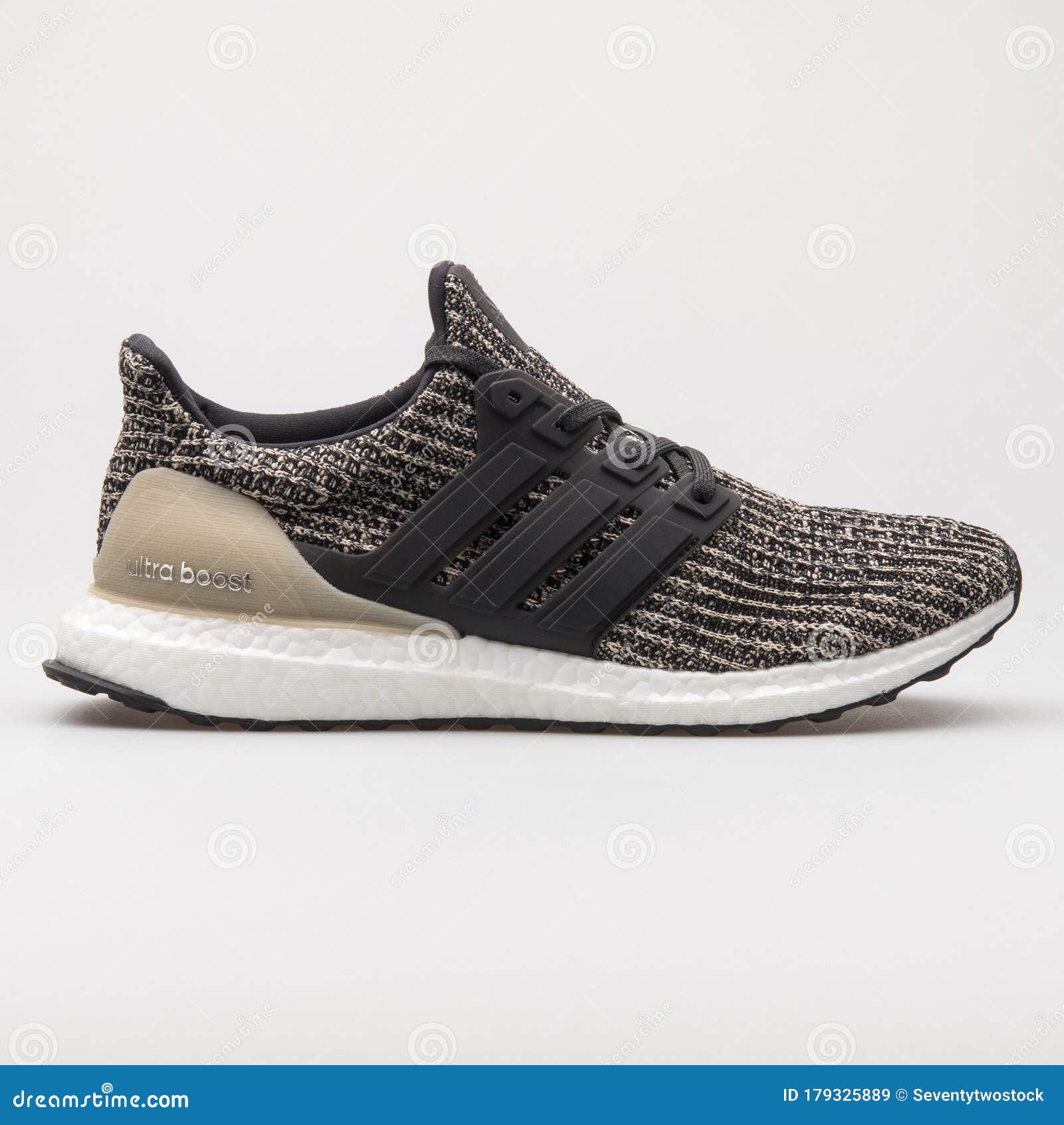 Adidas Ultra Boost Black Sneaker Editorial Stock Image Image of isolated: 179325889