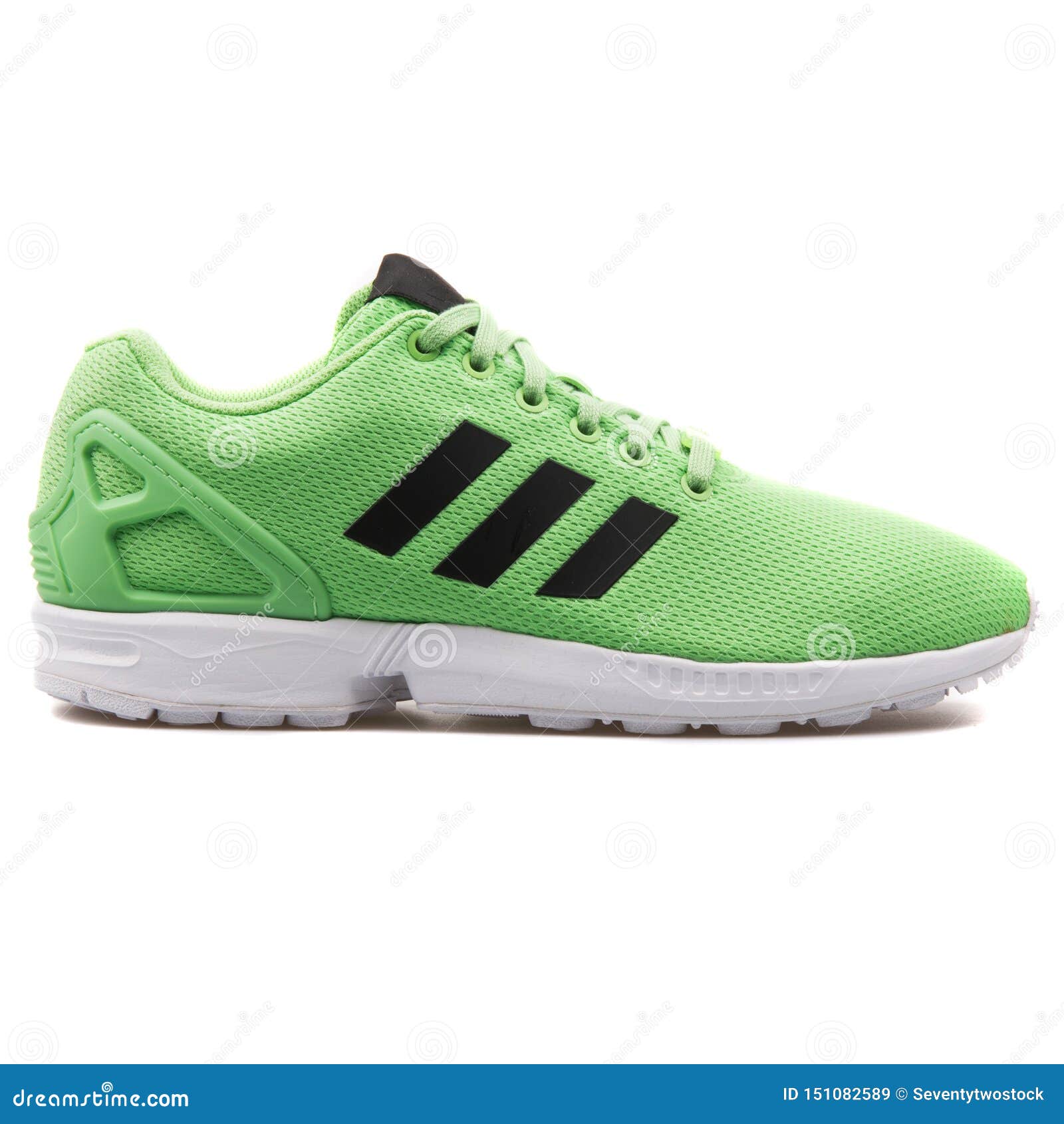 Adidas ZX Flux Green and Black Sneaker 