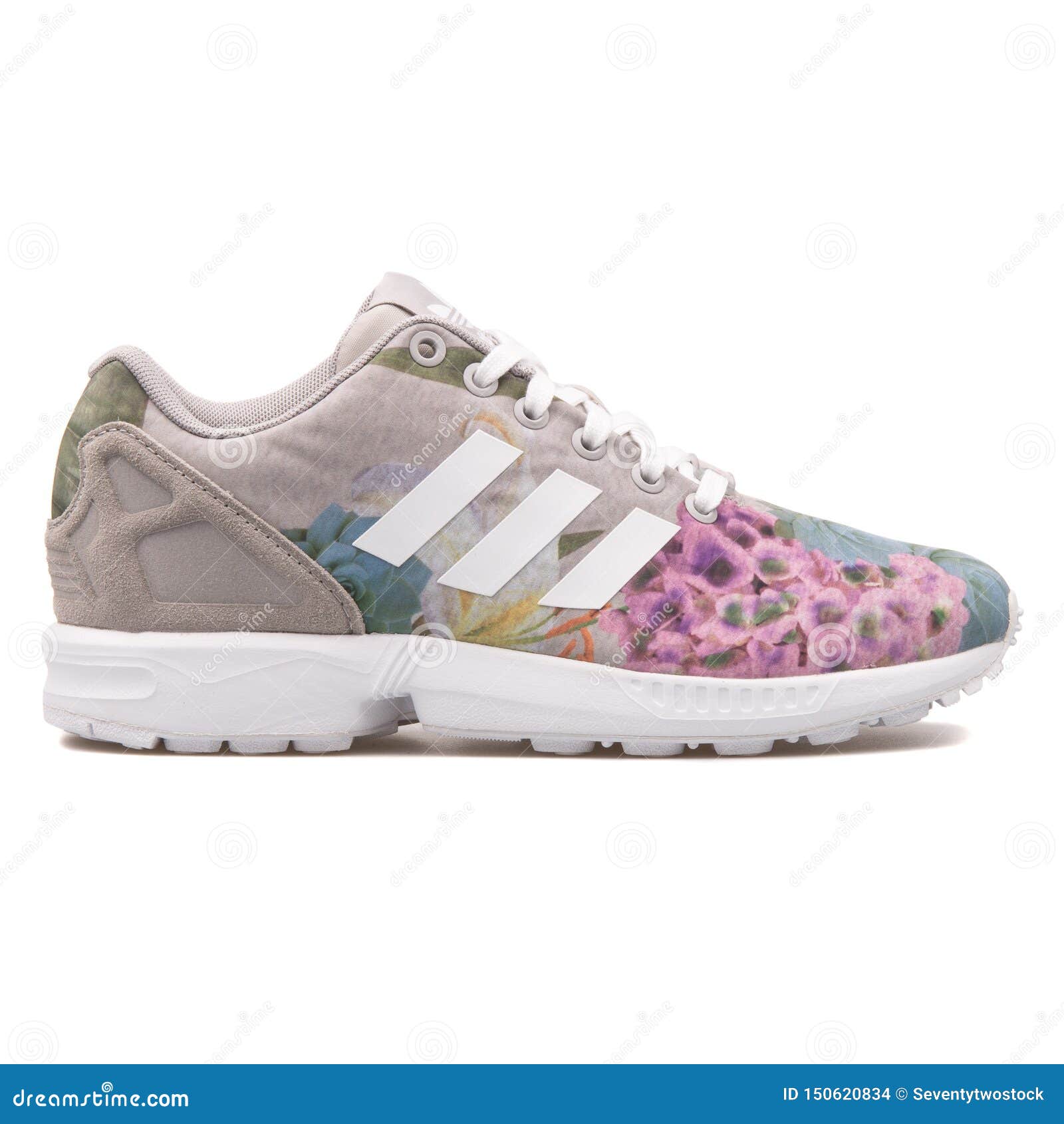 adidas zx flux grey multicolor