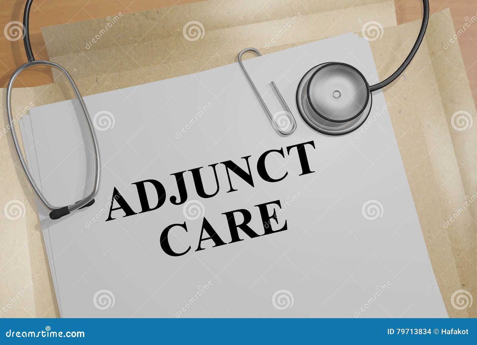 Adjunct Care Medical Concept Stock Illustration Illustration of