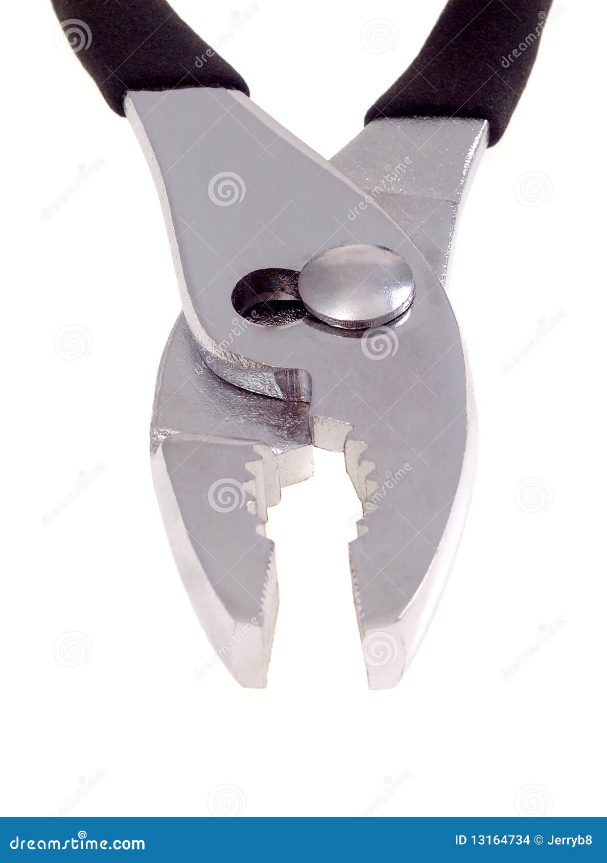 Adjustable Pliers stock photo. Image of hand, closeup 13164734