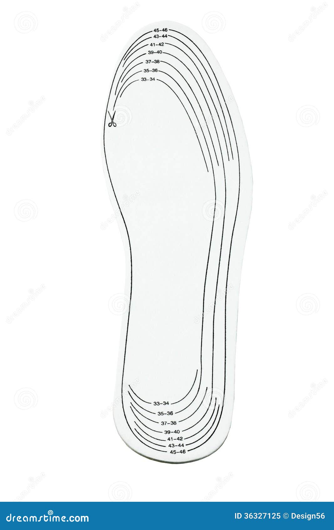 adjustable-size-shoe-insole-stock-image-image-of-white-cutout-36327125