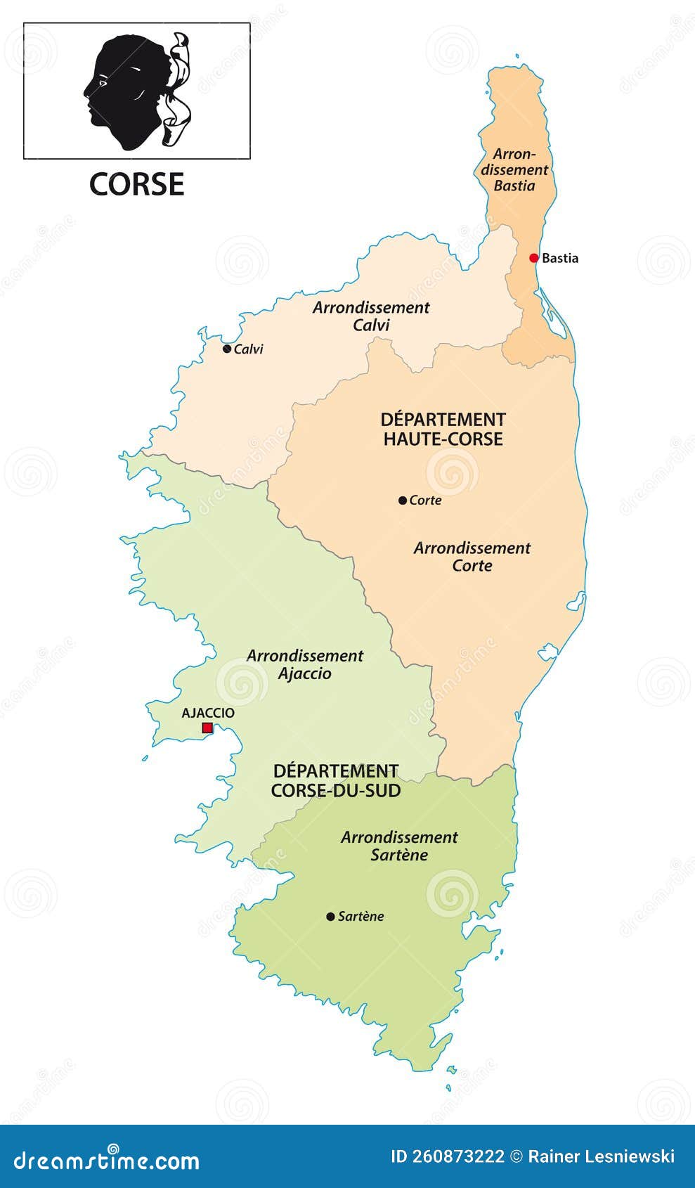 Corse French Map corse-french-map