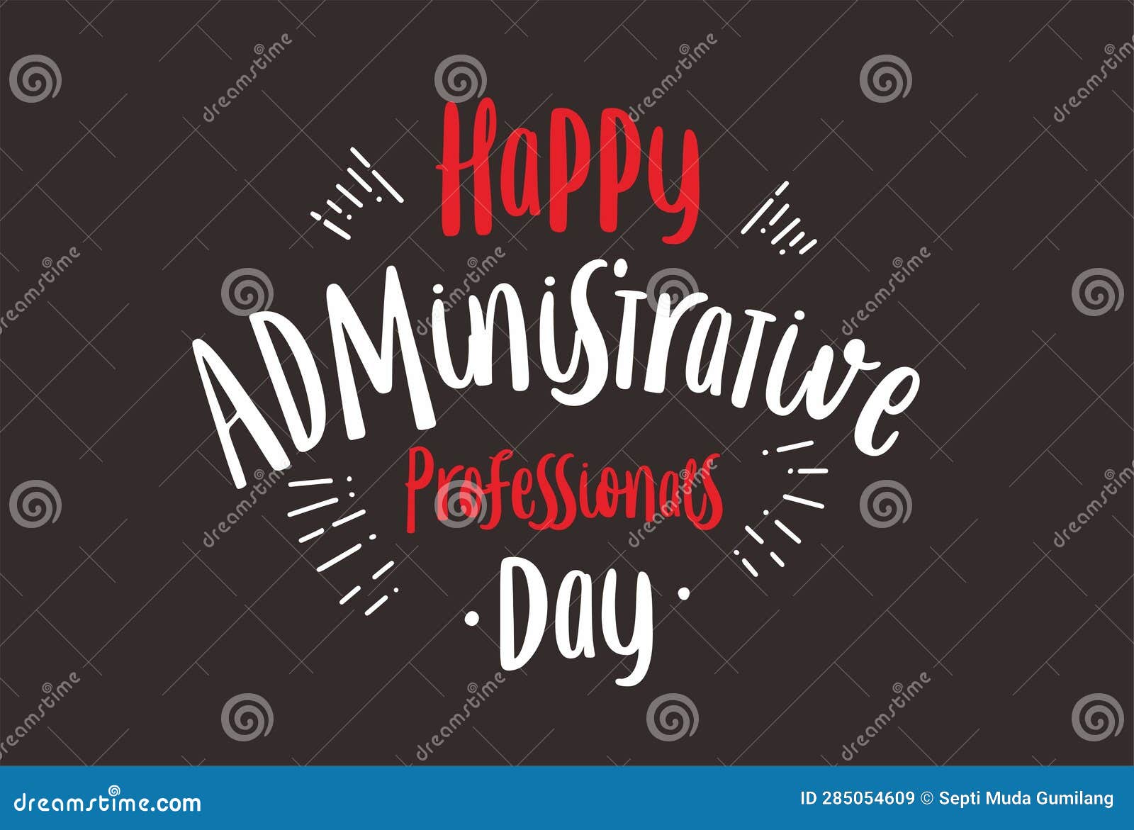 administrative professionals day background template holiday concept