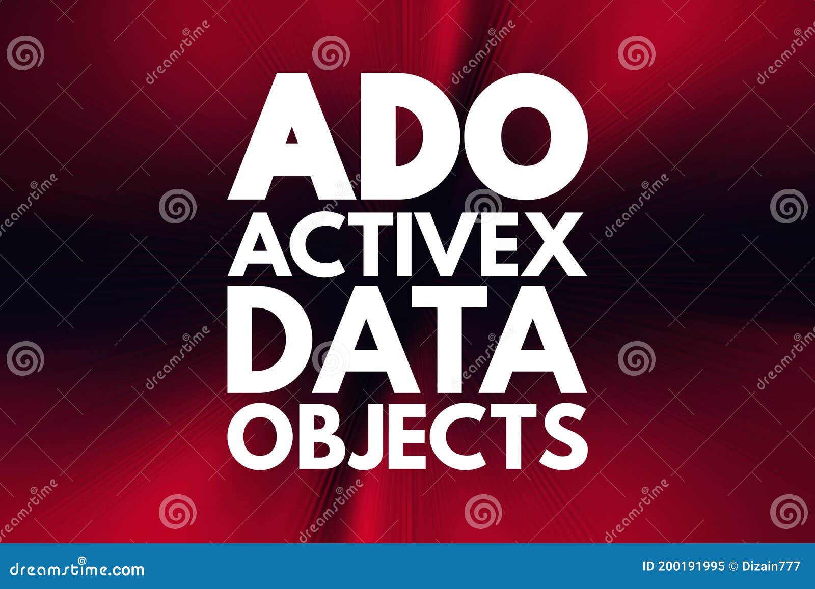 ado - activex data objects acronym