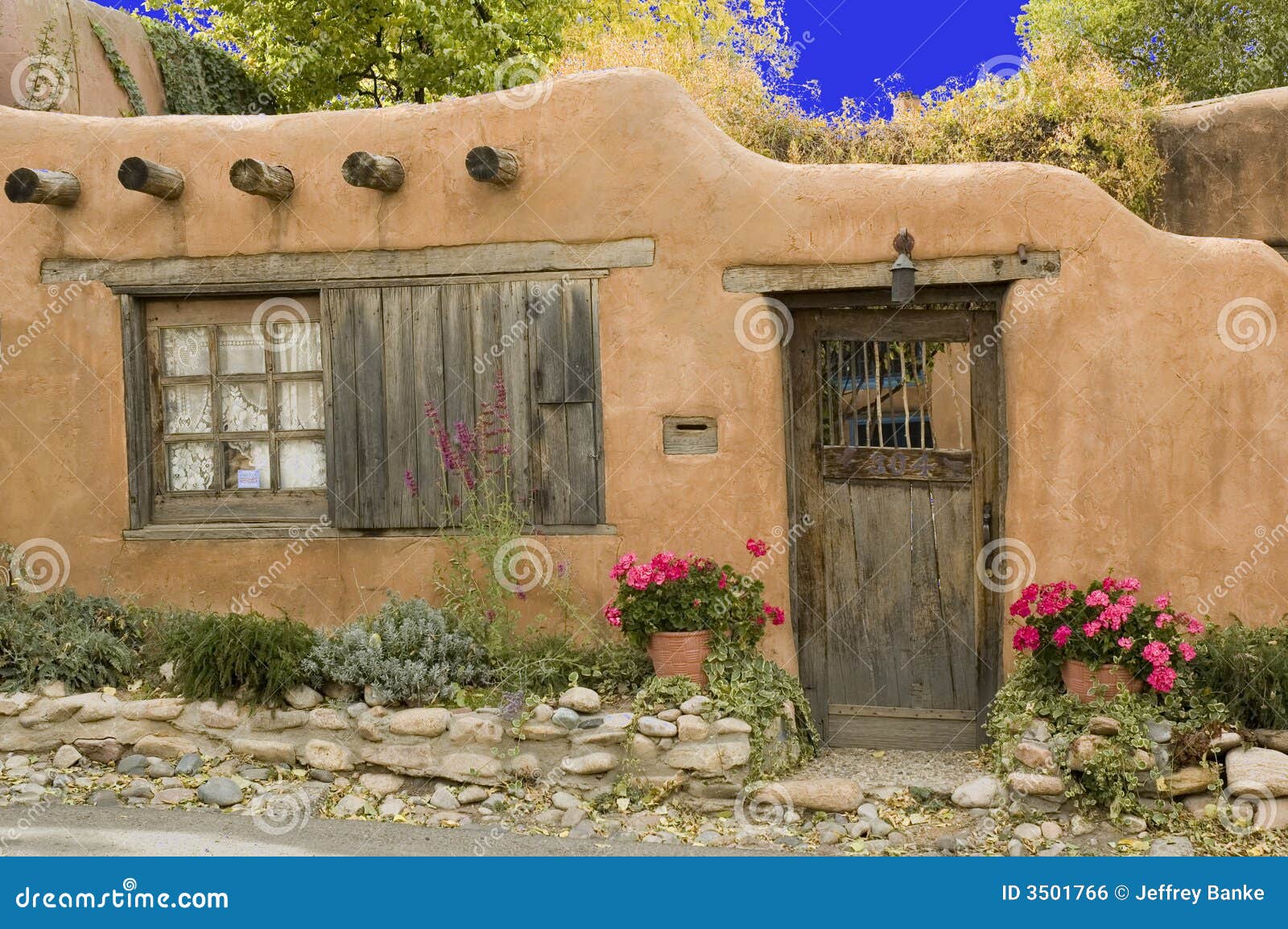 Adobe Cottage Royalty Free Stock Image - Image: 3501766