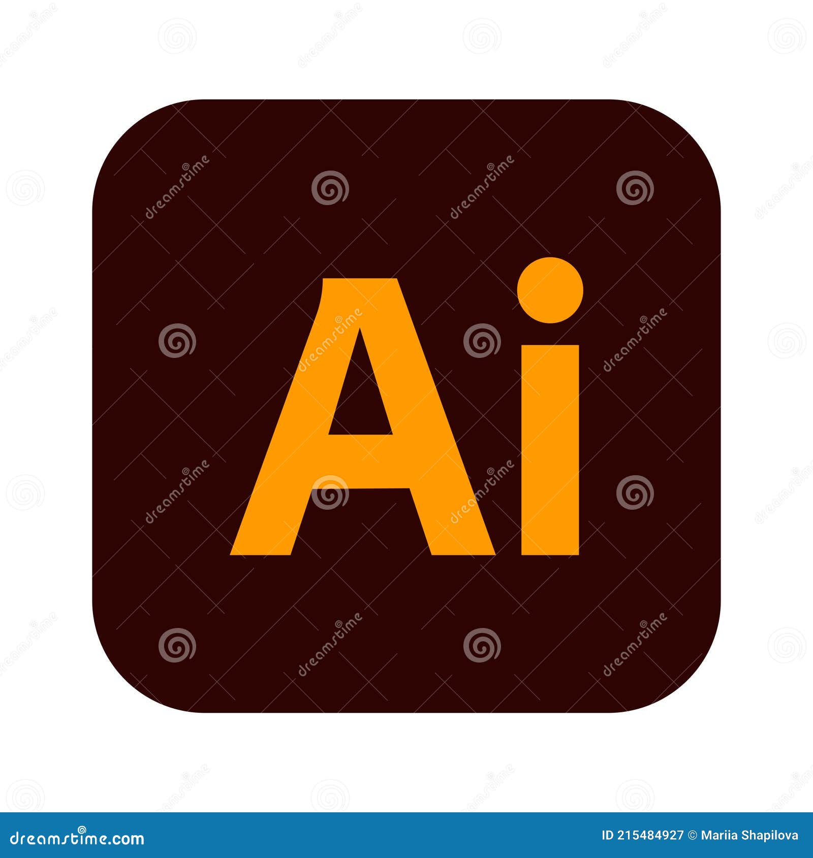 Adobe Illustrator徽标 白色背景中突显的矢量图图标图库摄影片 插画包括有最小 编辑