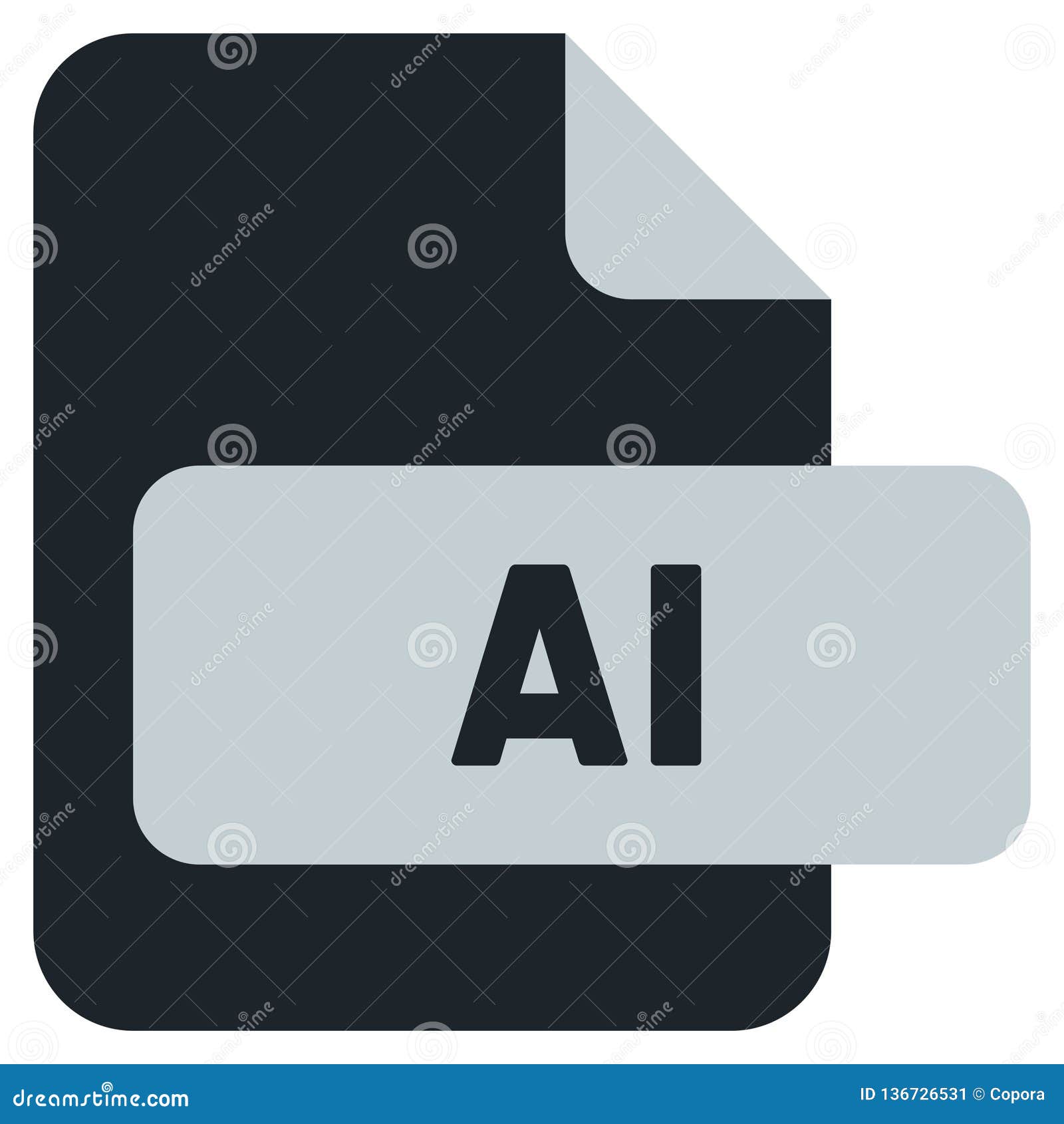 Adobe Illustrator File Extension Icon Vector Icon Stock Vector Adobe Illustrator File Extension Icon Vector Icon Stock Vector