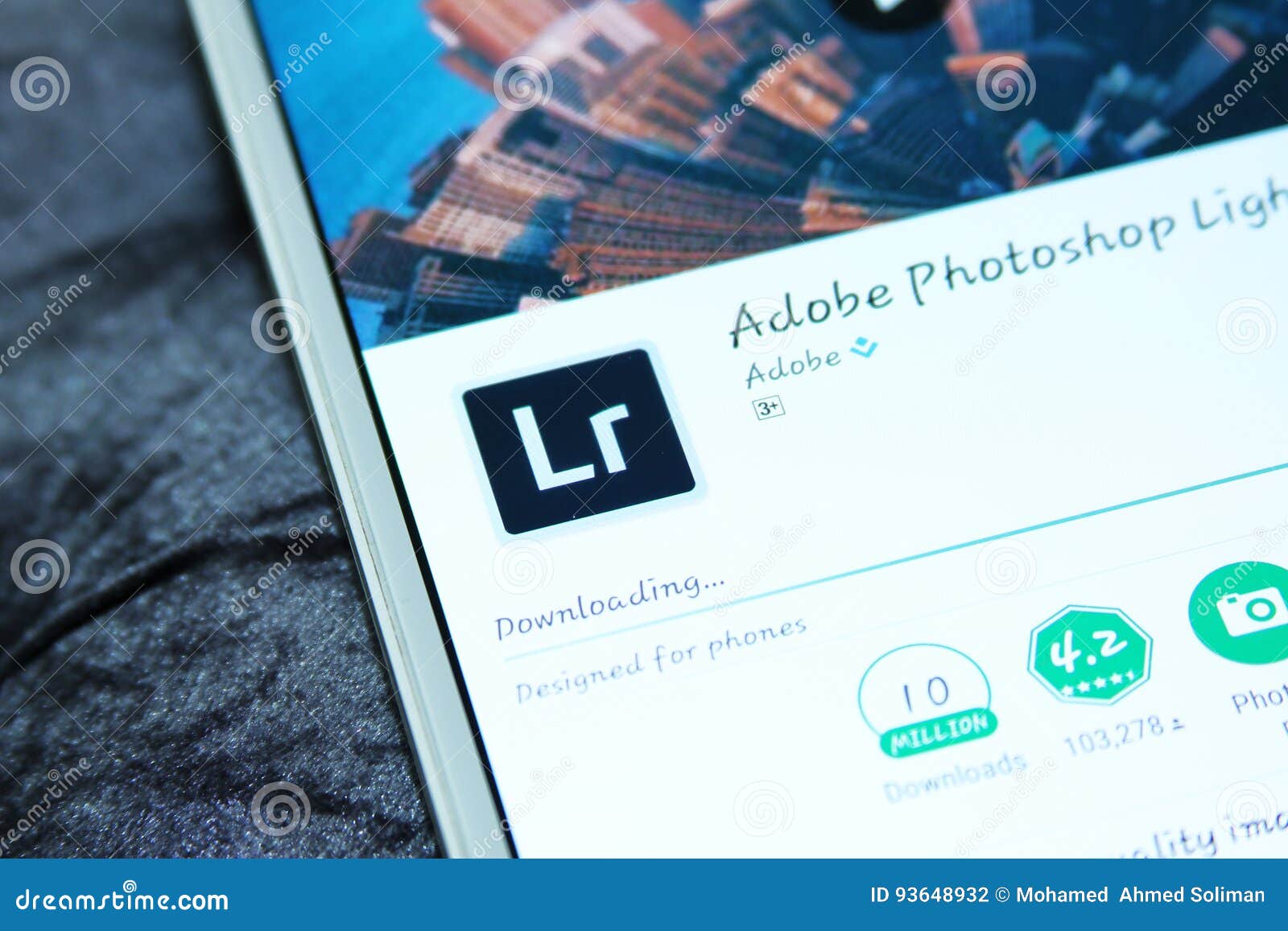 Adobe Photoshop Lightroom Mobile App Editorial Photography