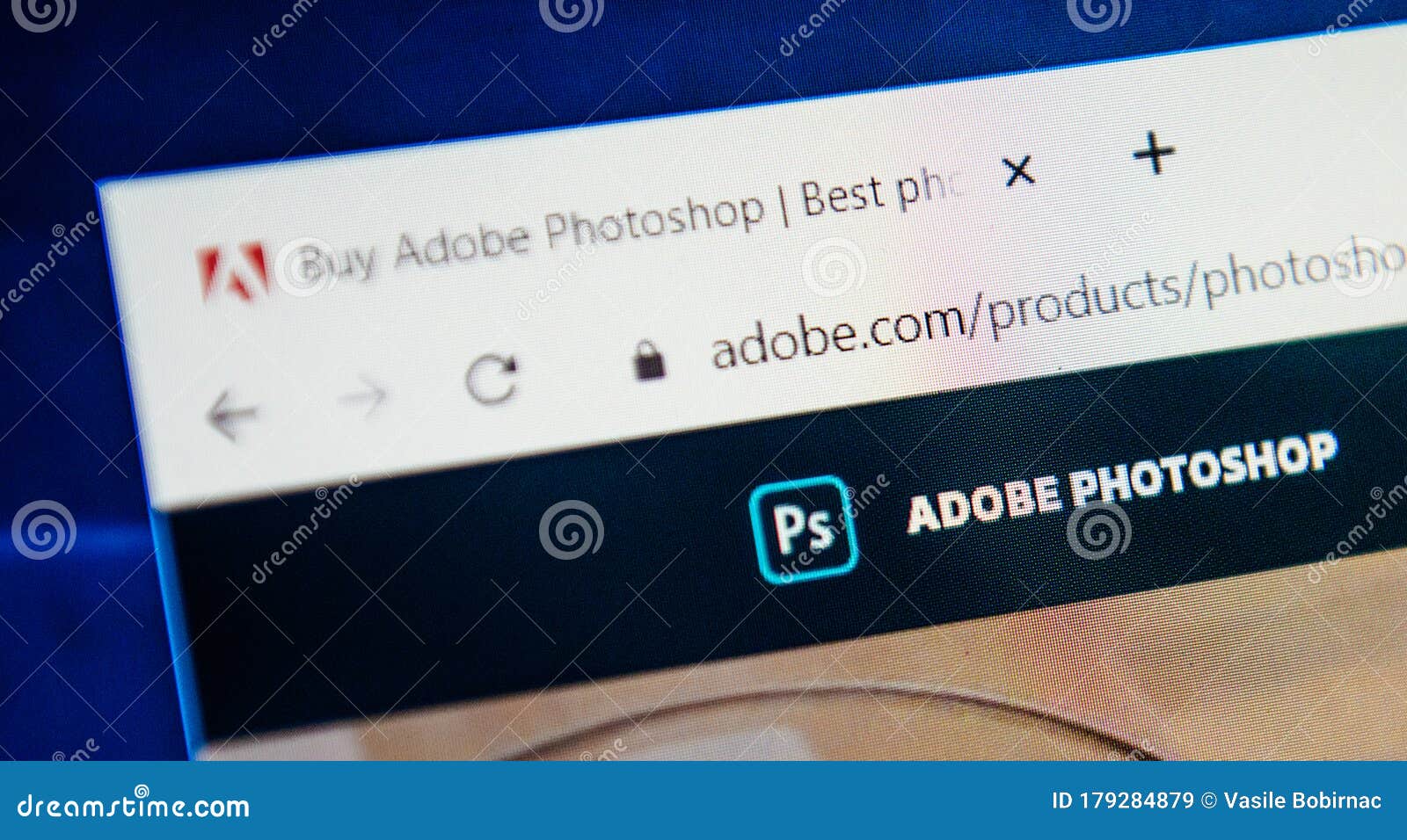 Adobe Photoshop Web Site Selective Focus Editorial Stock Image Image Of Loaded Focus