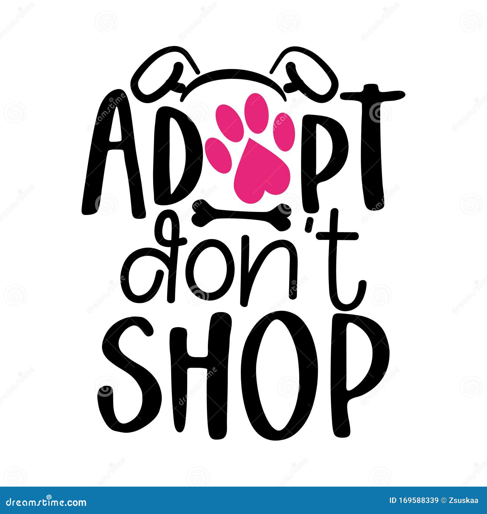 Adoptar, No Comprar - Vector Dibujado a Mano Divertido Diciendo Con La  Cabeza De Perro Ilustración del Vector - Ilustración de camisa, perezoso:  169588339