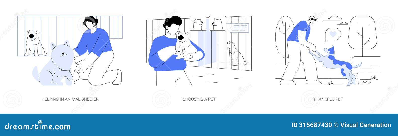 adopting a pet  cartoon  s se