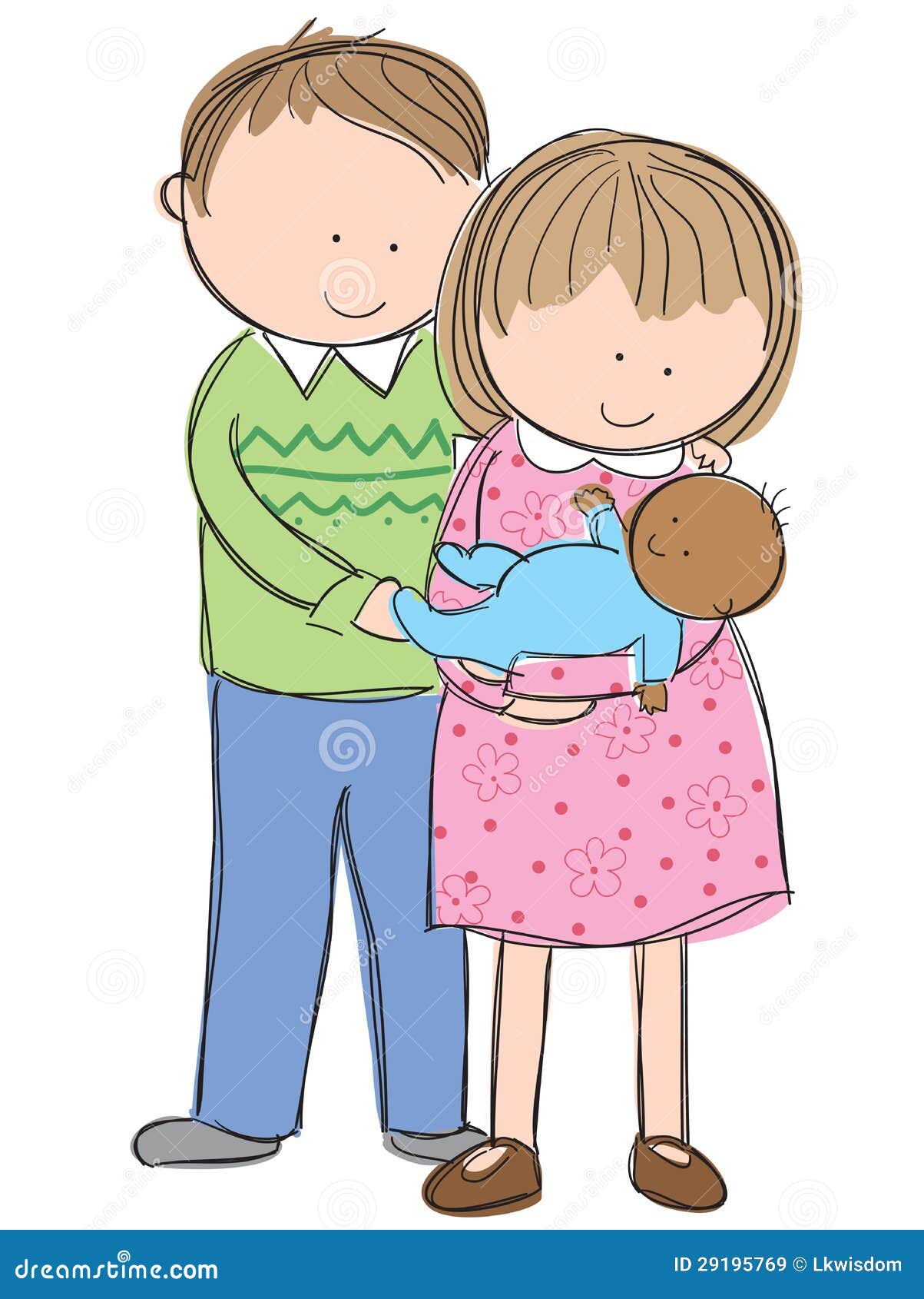 adoptive family clipart image