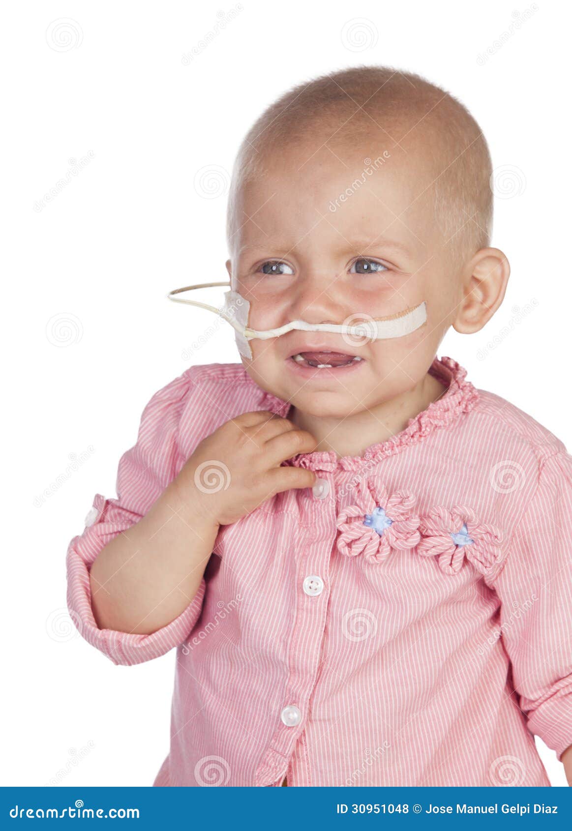 Adorable Baby Beating the Disease Stock Photo Image of medicine, hope