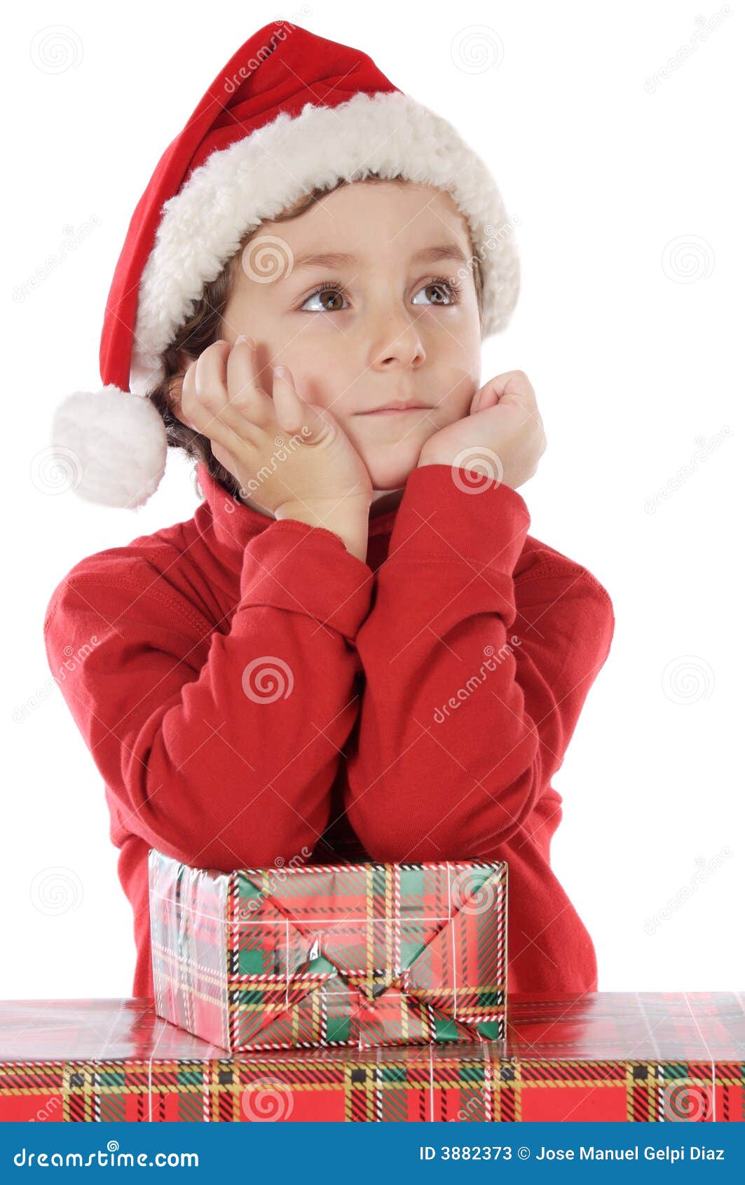 Adorable boy in christmas stock image. Image of kids, playful - 3882373