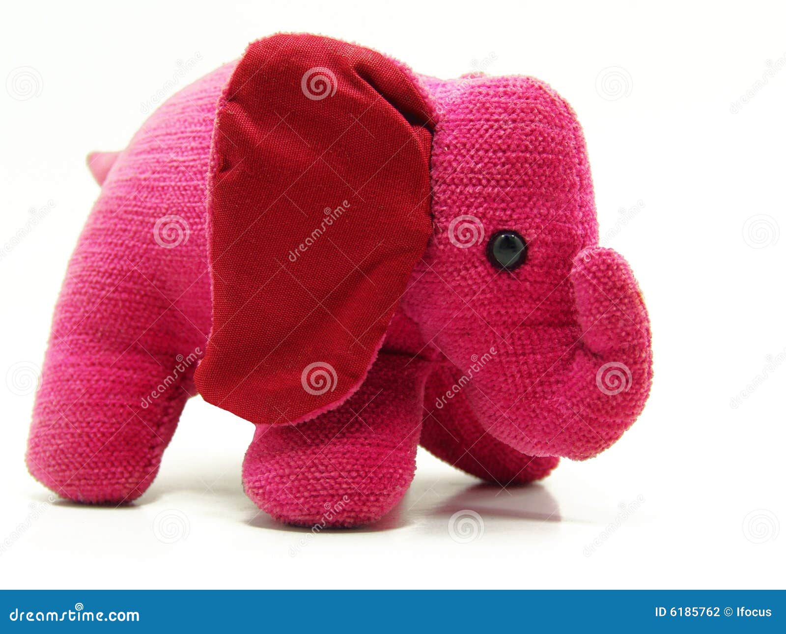 Adorable pink elephant toy stock photo. Image of adorable 6185762