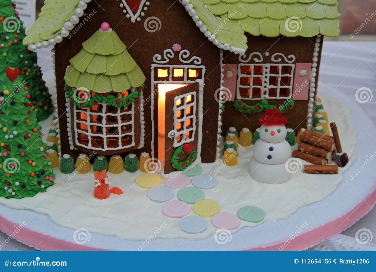 Adorable Gingerbread House entered into contest George Eastman House Rochester New York