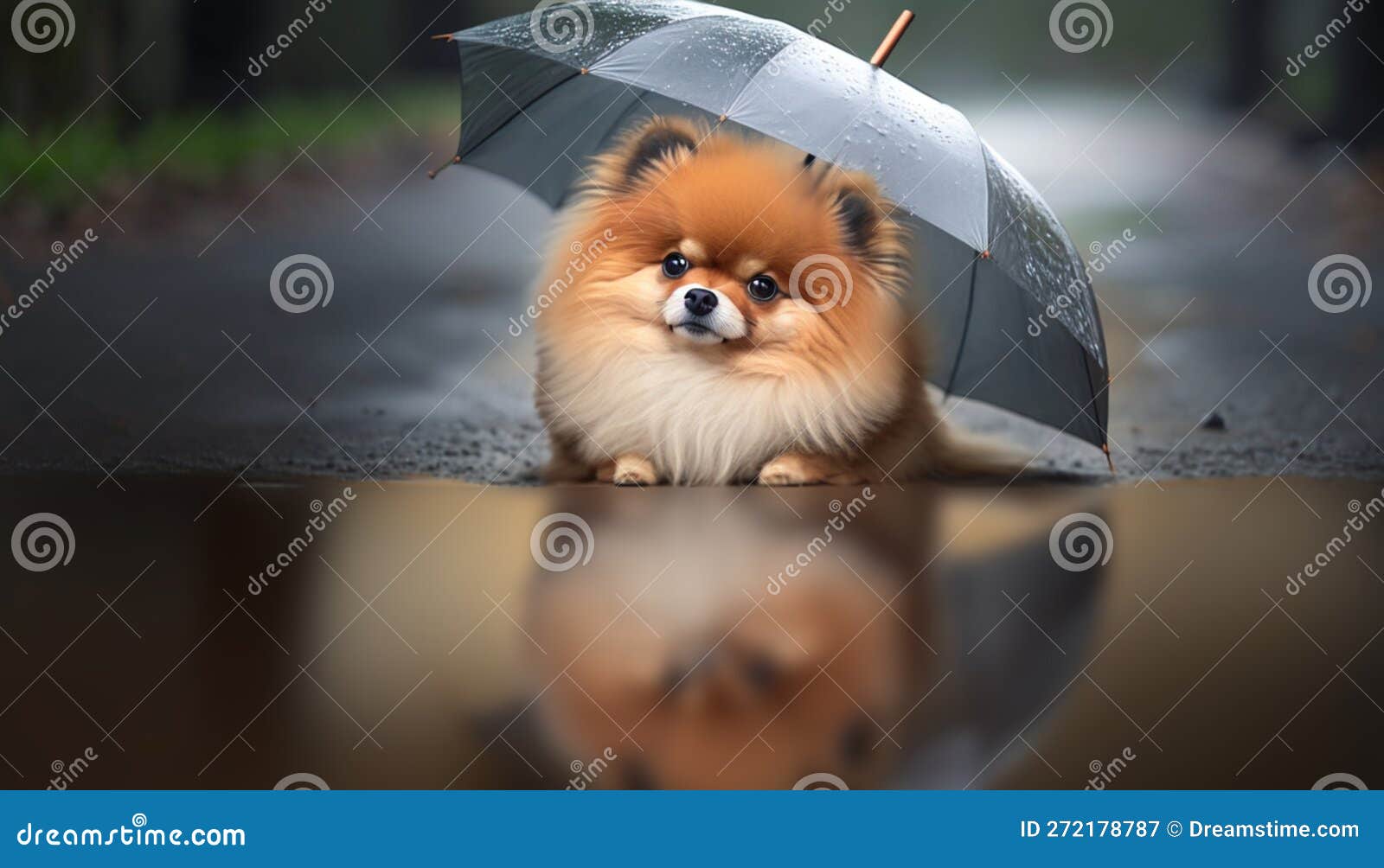 Pomeranian Umbrella Pomeranian Umbrella