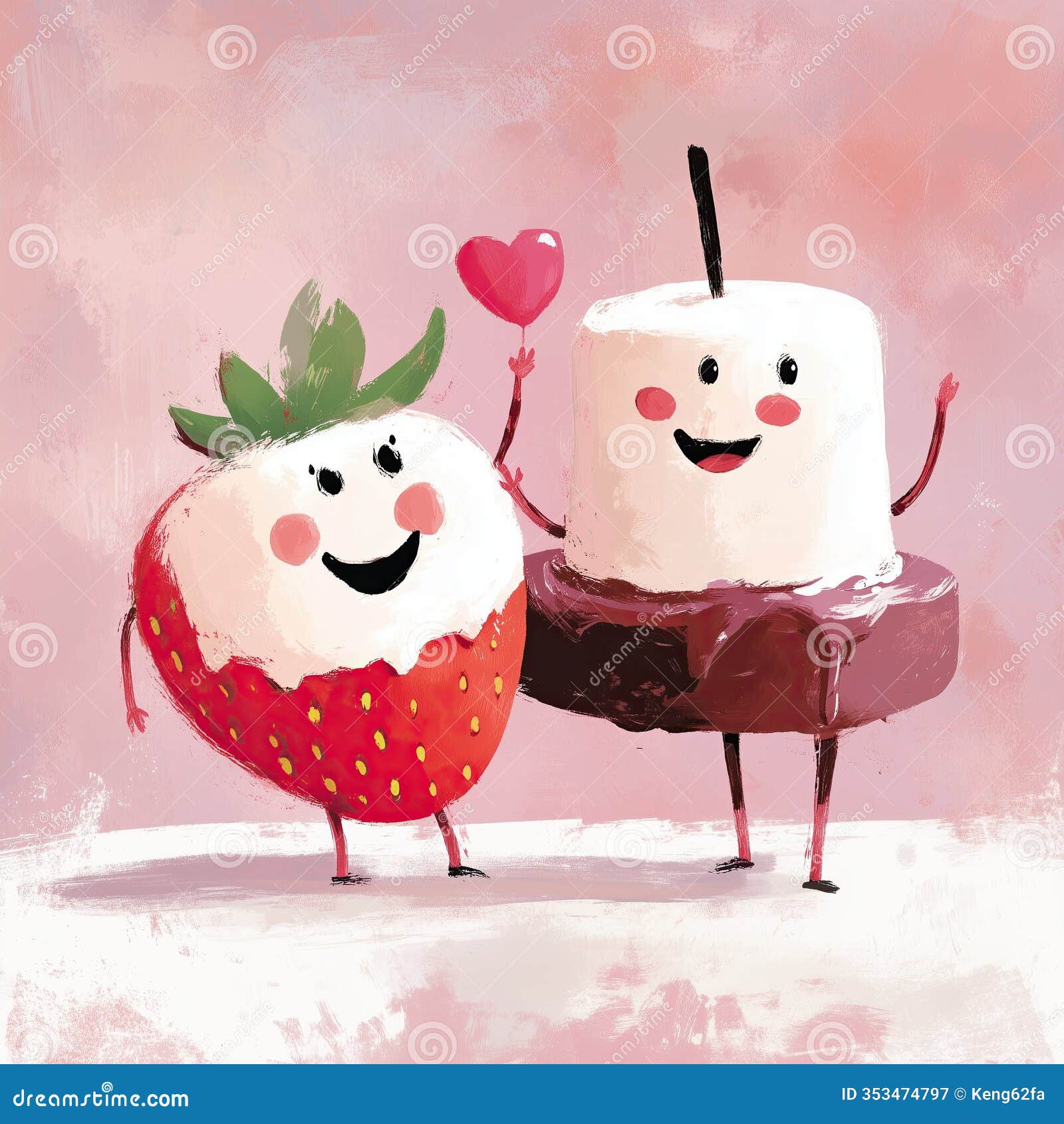 Man Expressing Love And Kindness With A Heart Symbol Cartoon Vector ...