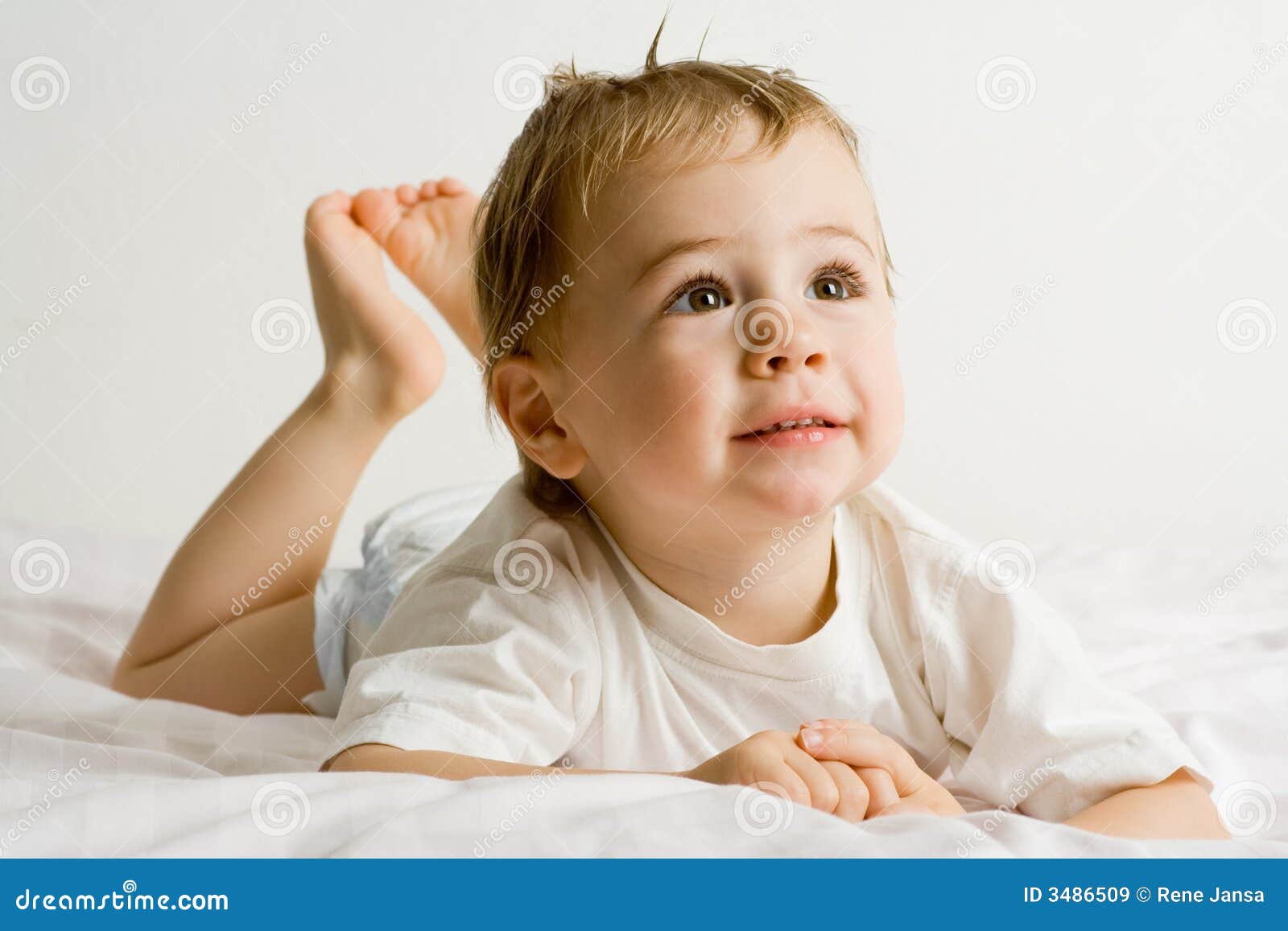 Adorable toddler stock image. Image of innocence, purity 3486509