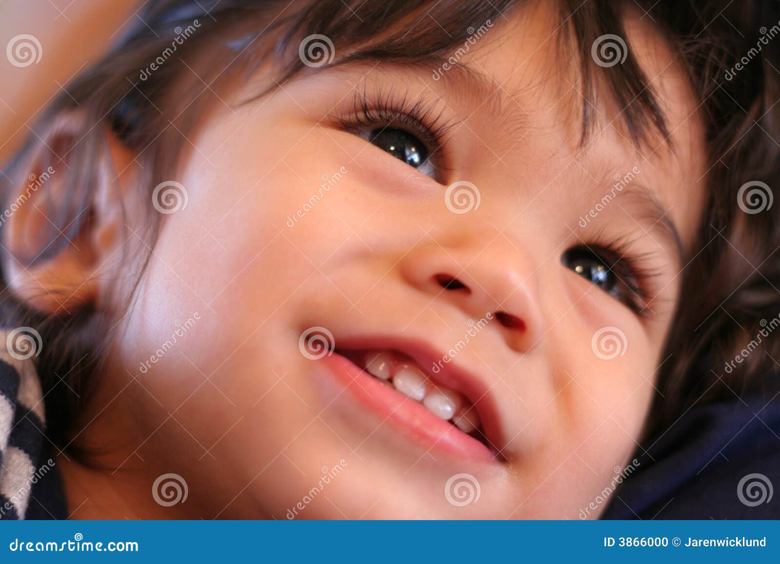 adorable toddler smiling