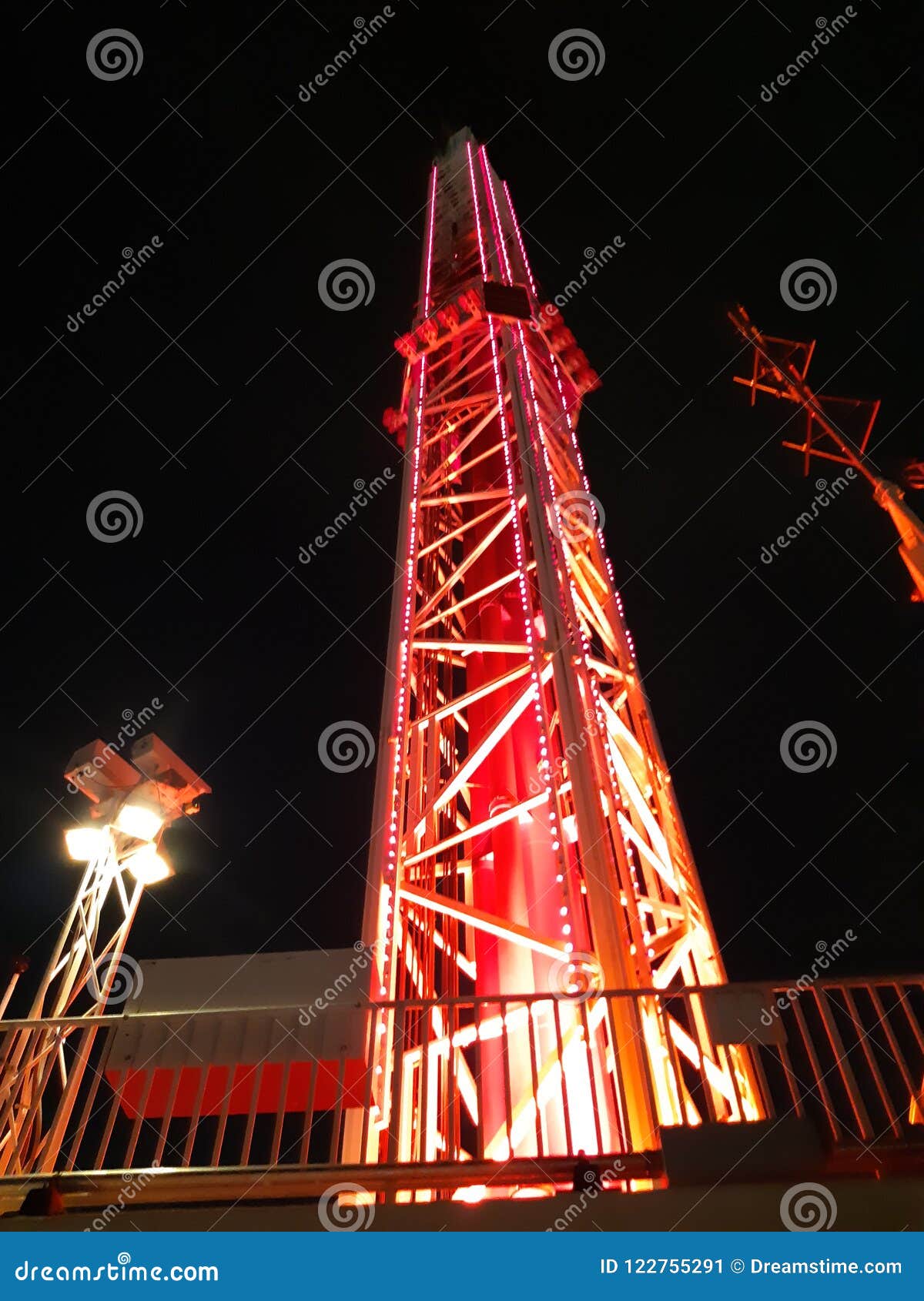 Adrenaline at Las Vegas Stratosphere Tower Stock Image - Image of night,  adrenaline: 122755291