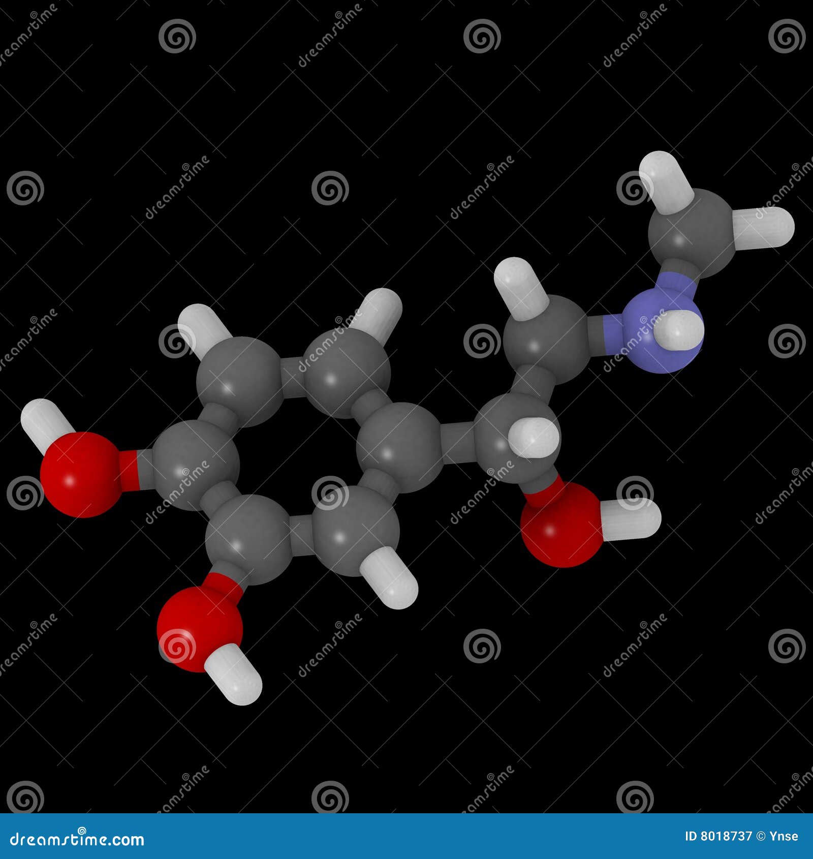 adrenaline molecule