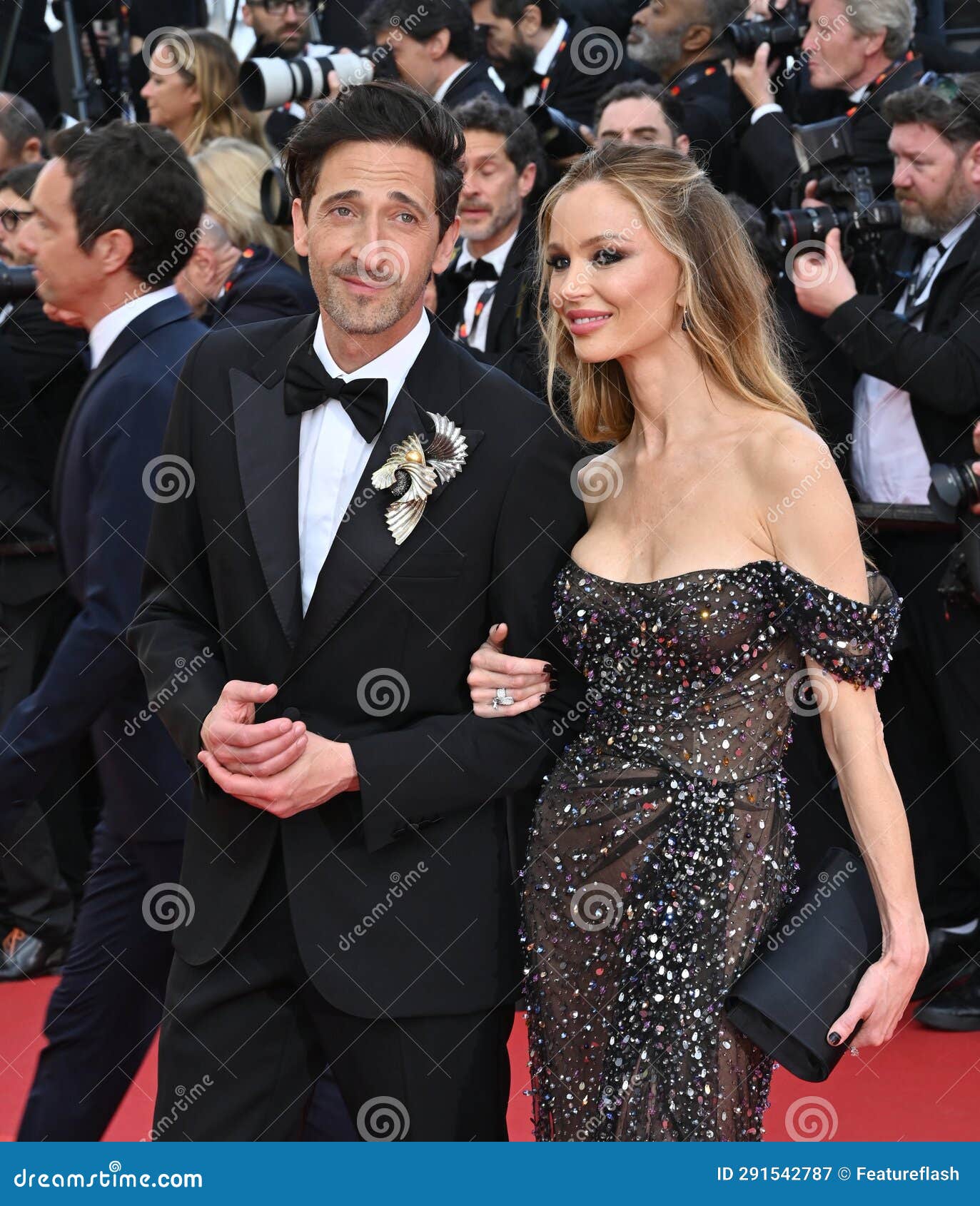 Adrien Brody & Lara Lieto Editorial Image | CartoonDealer.com #174497838