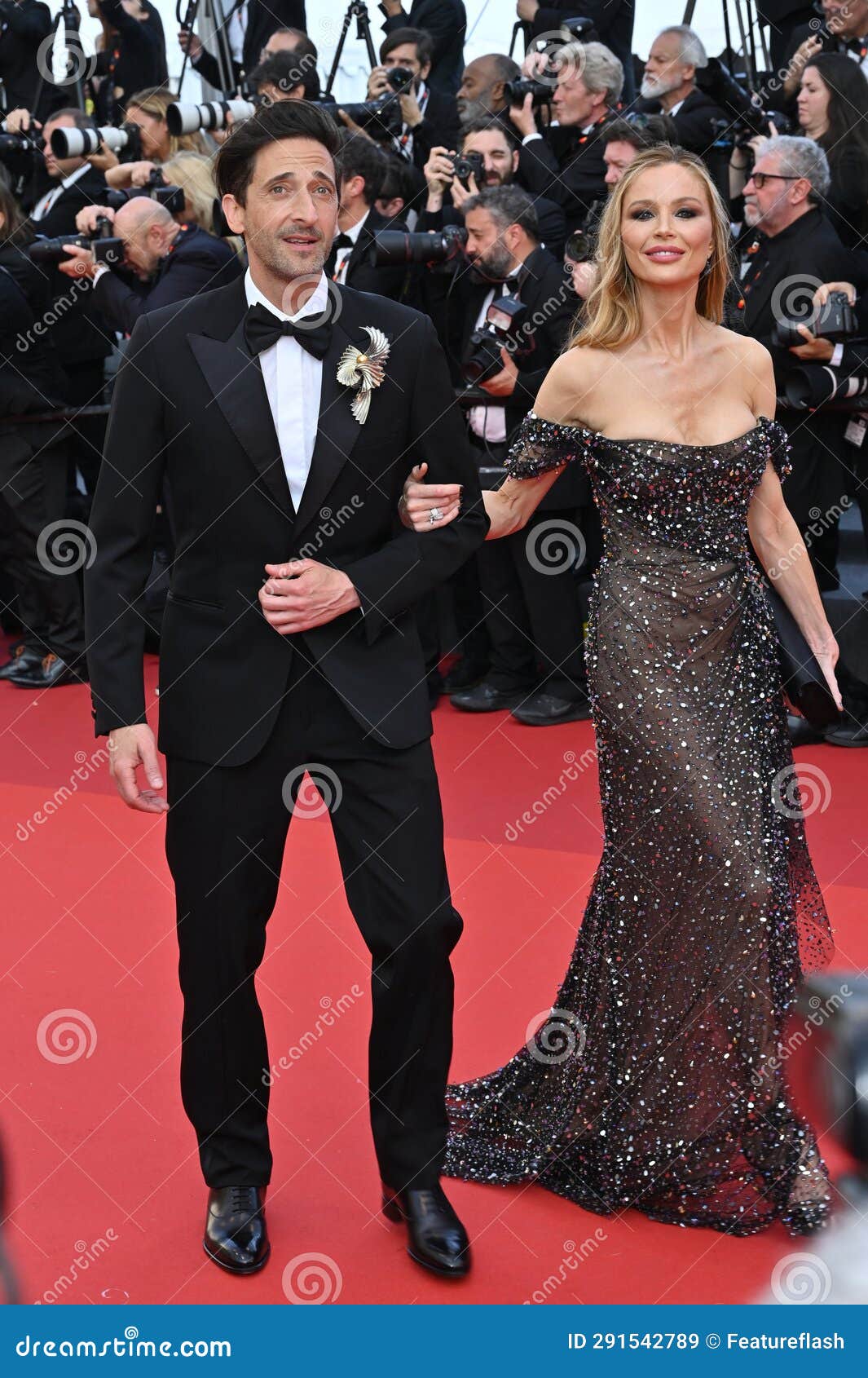 Adrien Brody & Lara Lieto Editorial Image | CartoonDealer.com #174497838