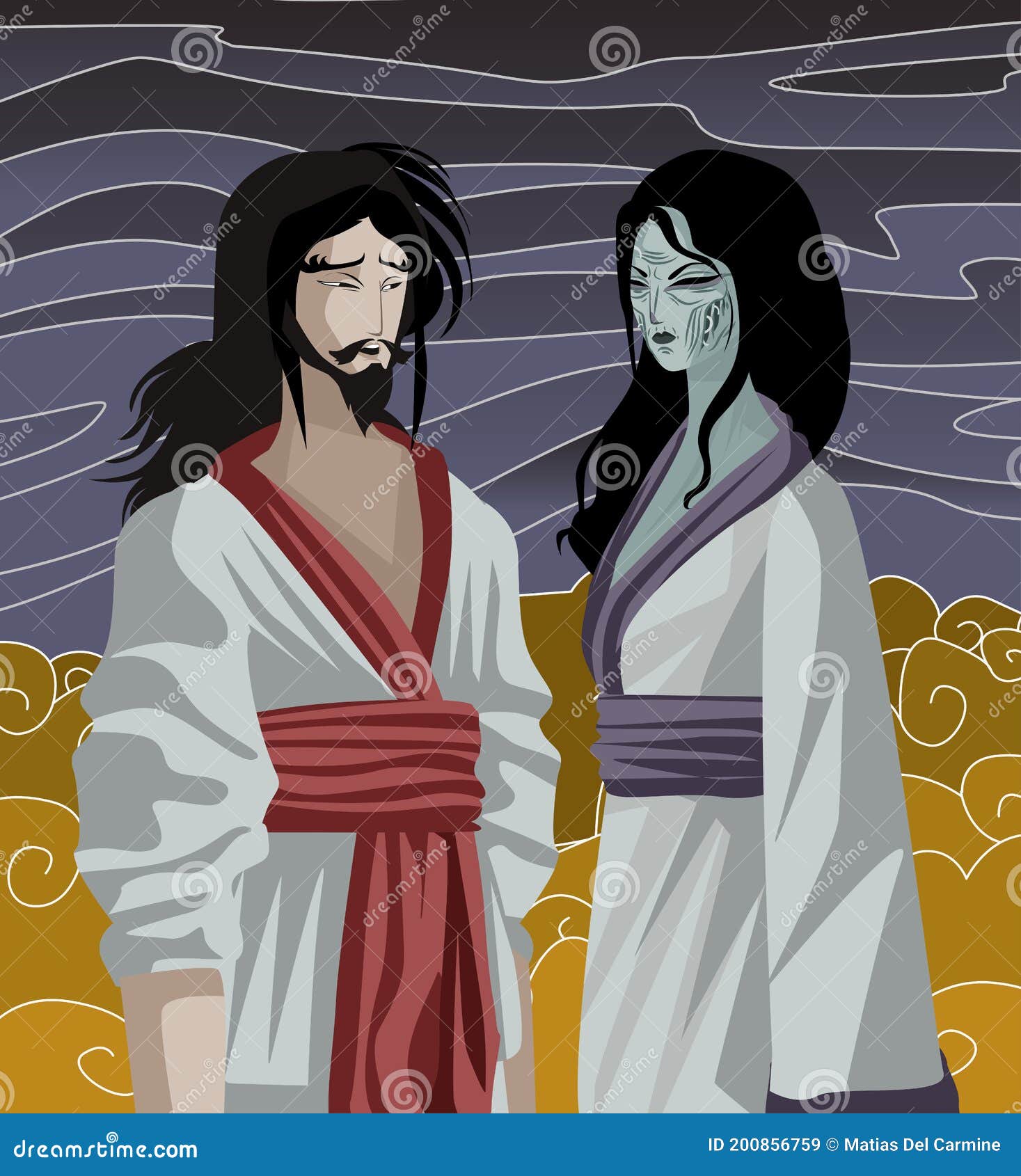 izanami and izanagi japan mythology tale in the underworld