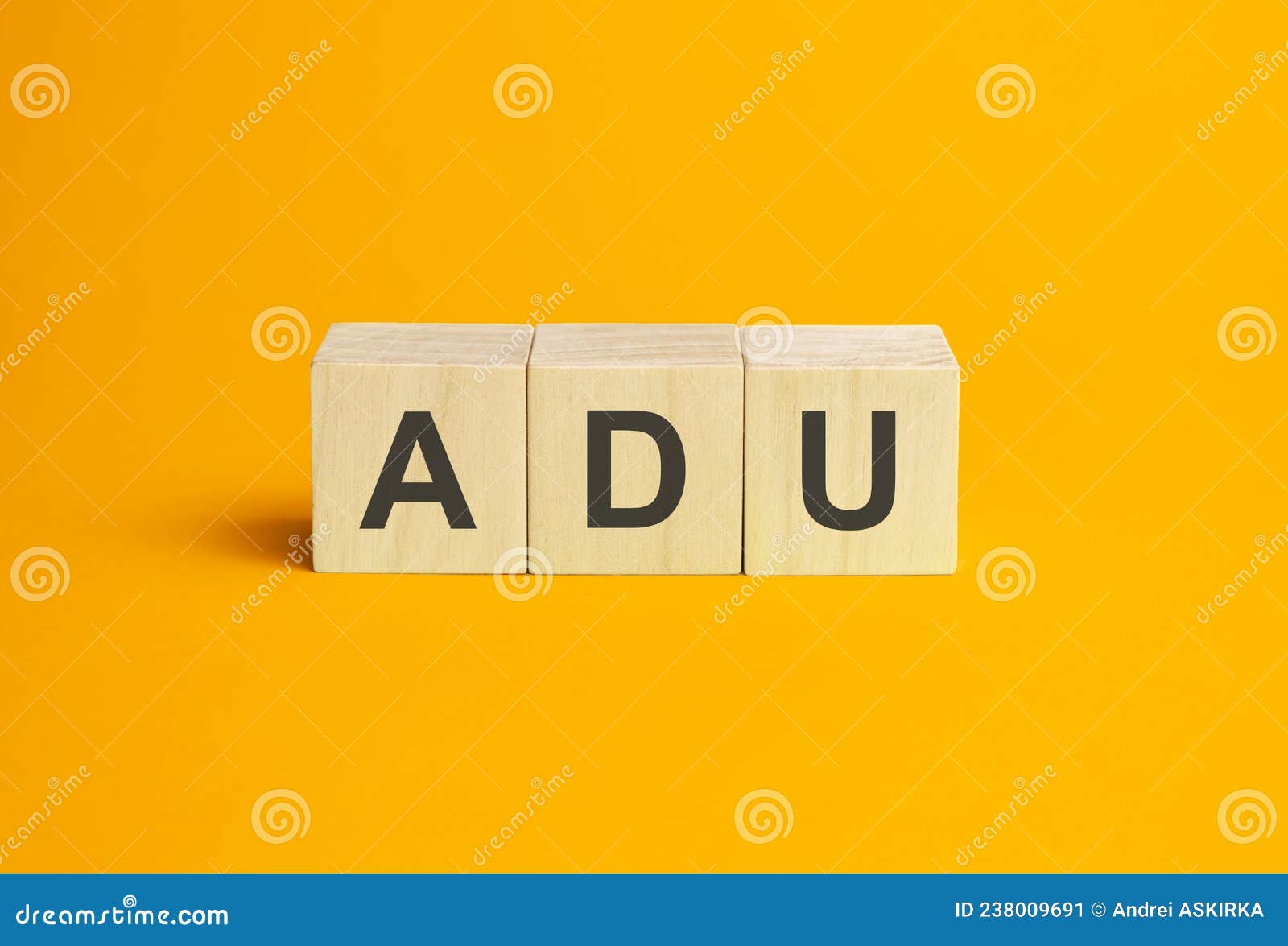 adu , questions and answers on wooden cubes. concept