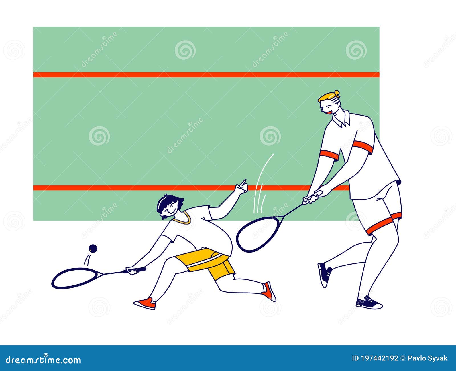 Playing Squash Stock Illustrations – 245 Playing Squash Stock  Illustrations, Vectors & Clipart - Dreamstime