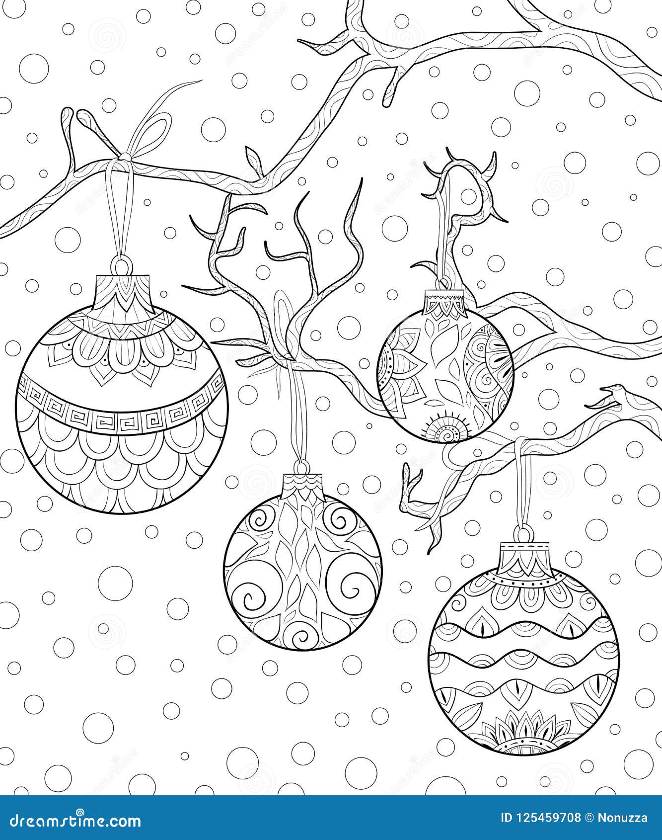 Adult Colouring Winter Stock Illustrations – 705 Adult Colouring