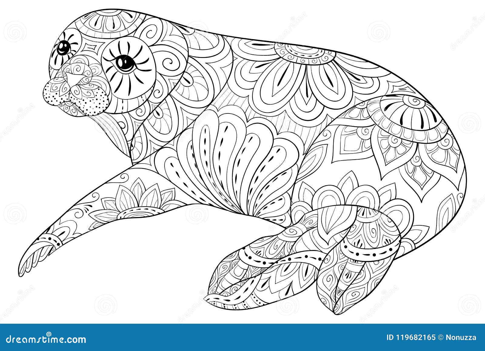 Color Me Under the Sea: An Adorable Adult Coloring Book [Book]