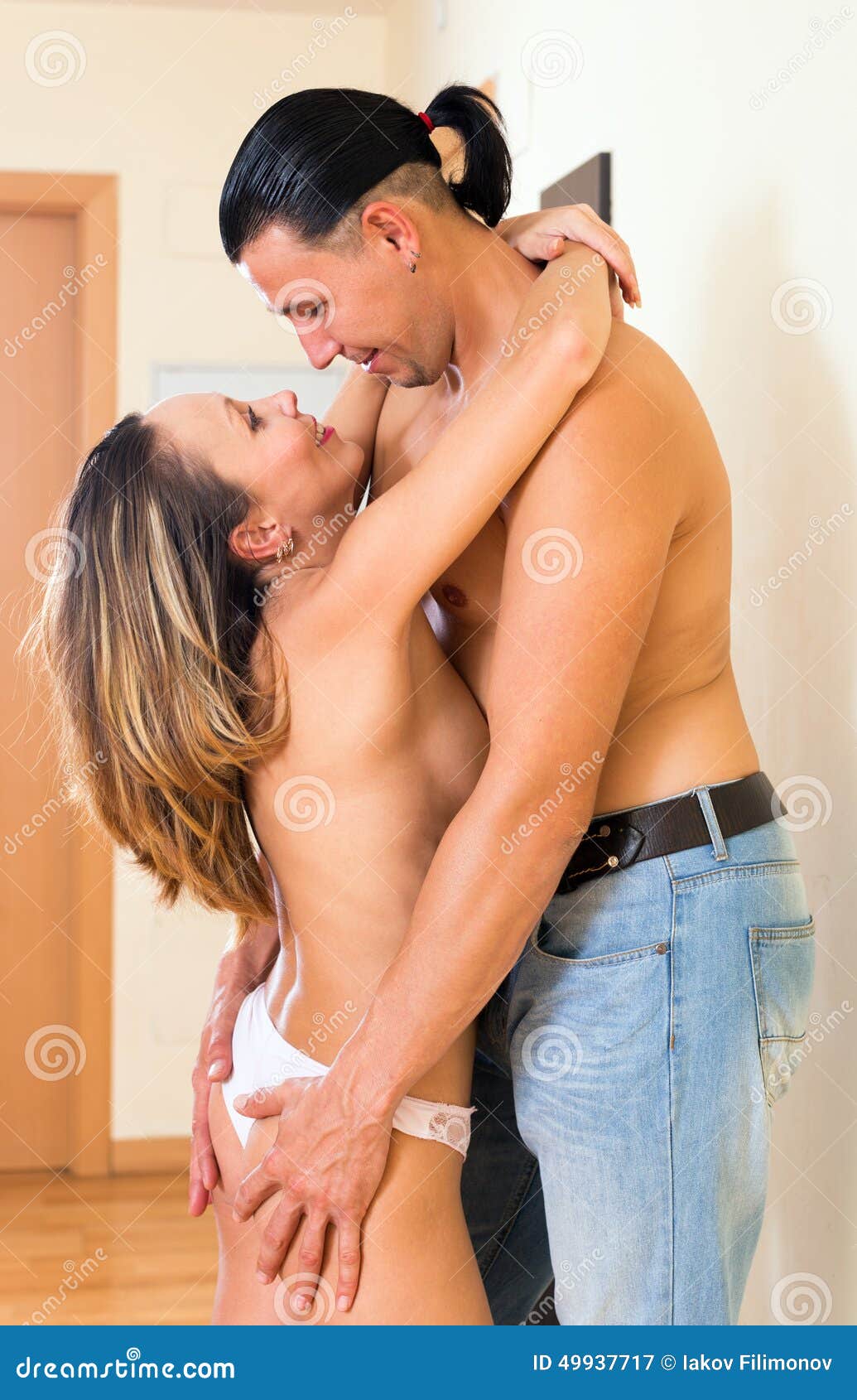 Adult couple having sex stock image picture