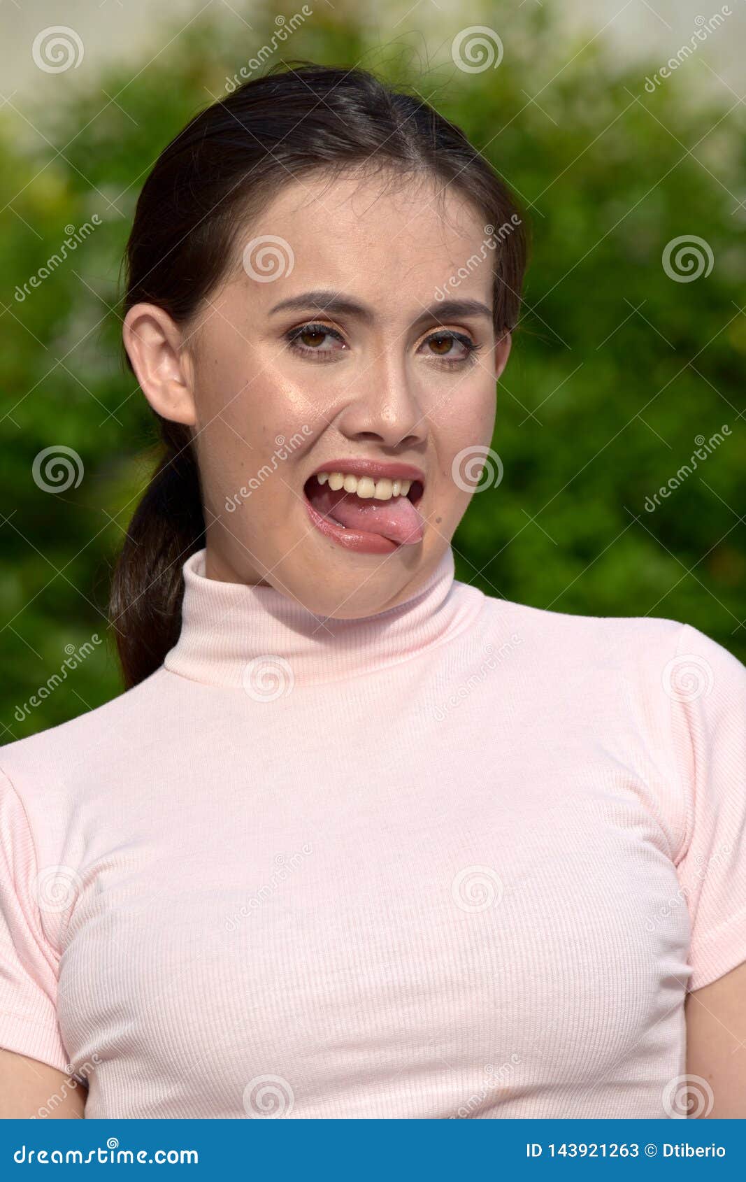 Adult Female Making Funny Faces Stock Image Image of feelings