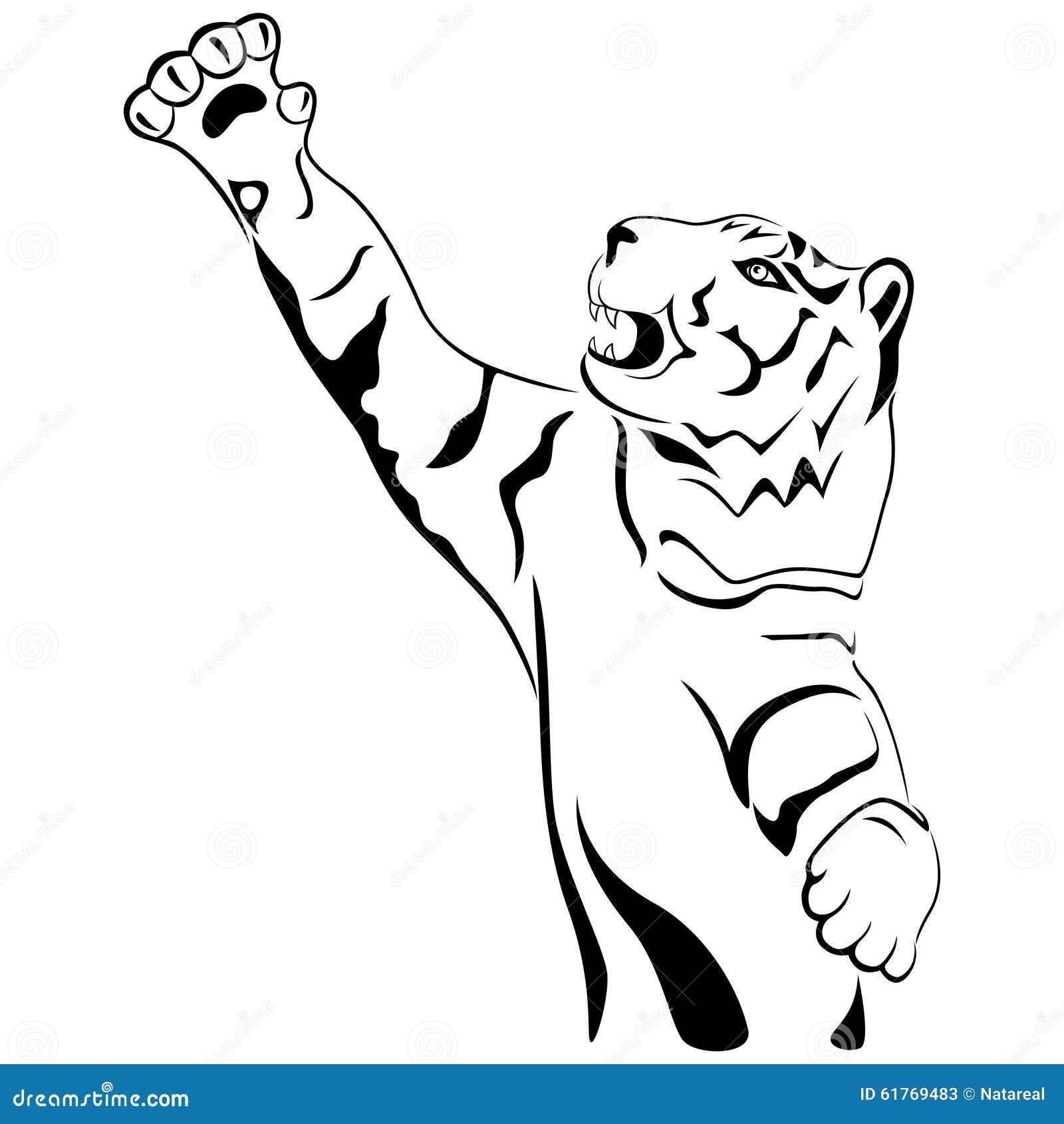 Cartoon Tiger Paw Stock Illustrations – 3,324 Cartoon Tiger Paw Stock  Illustrations, Vectors & Clipart - Dreamstime