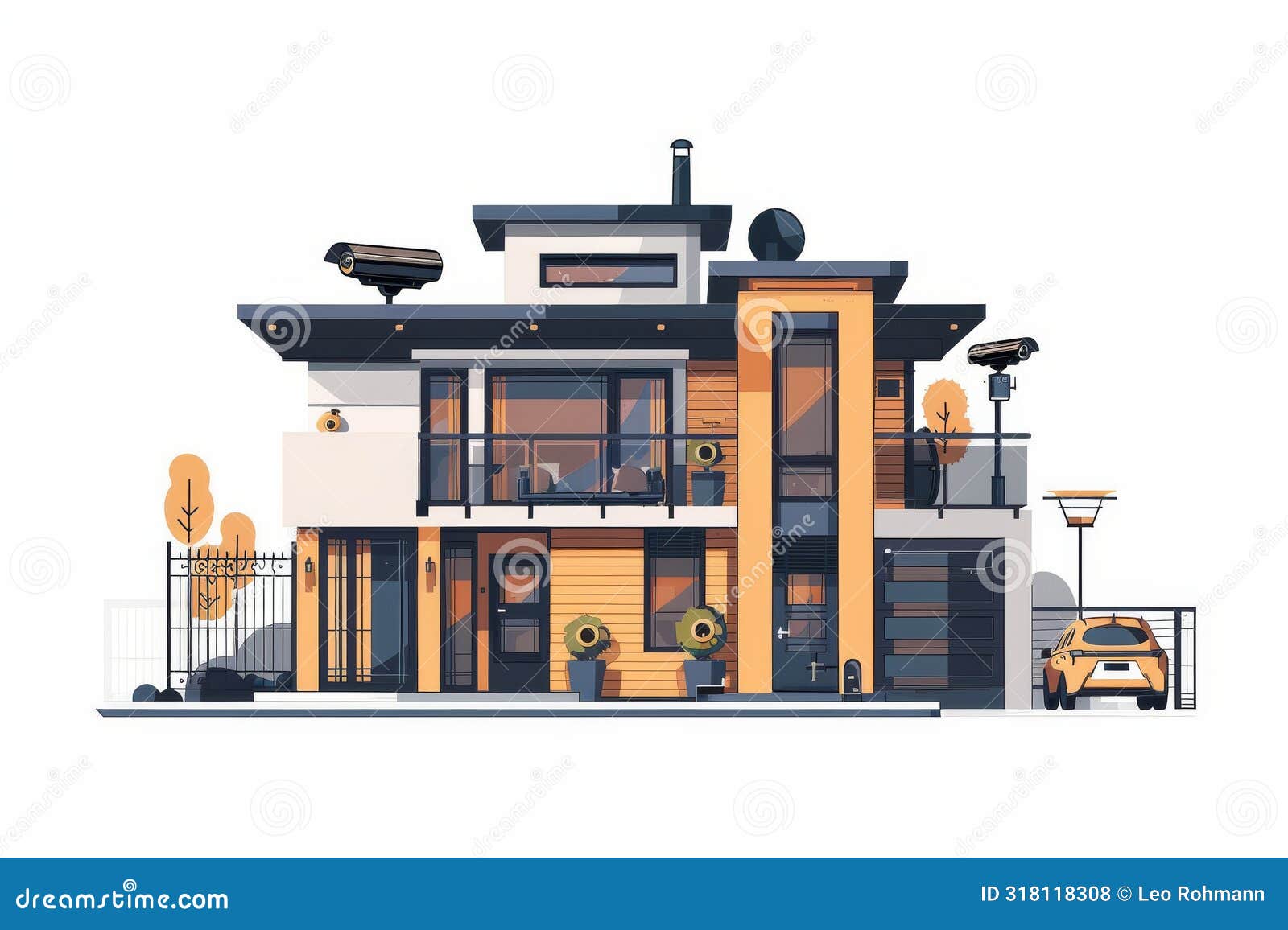 Advanced Technology with Smart Alarms in Connected Surveillance Systems