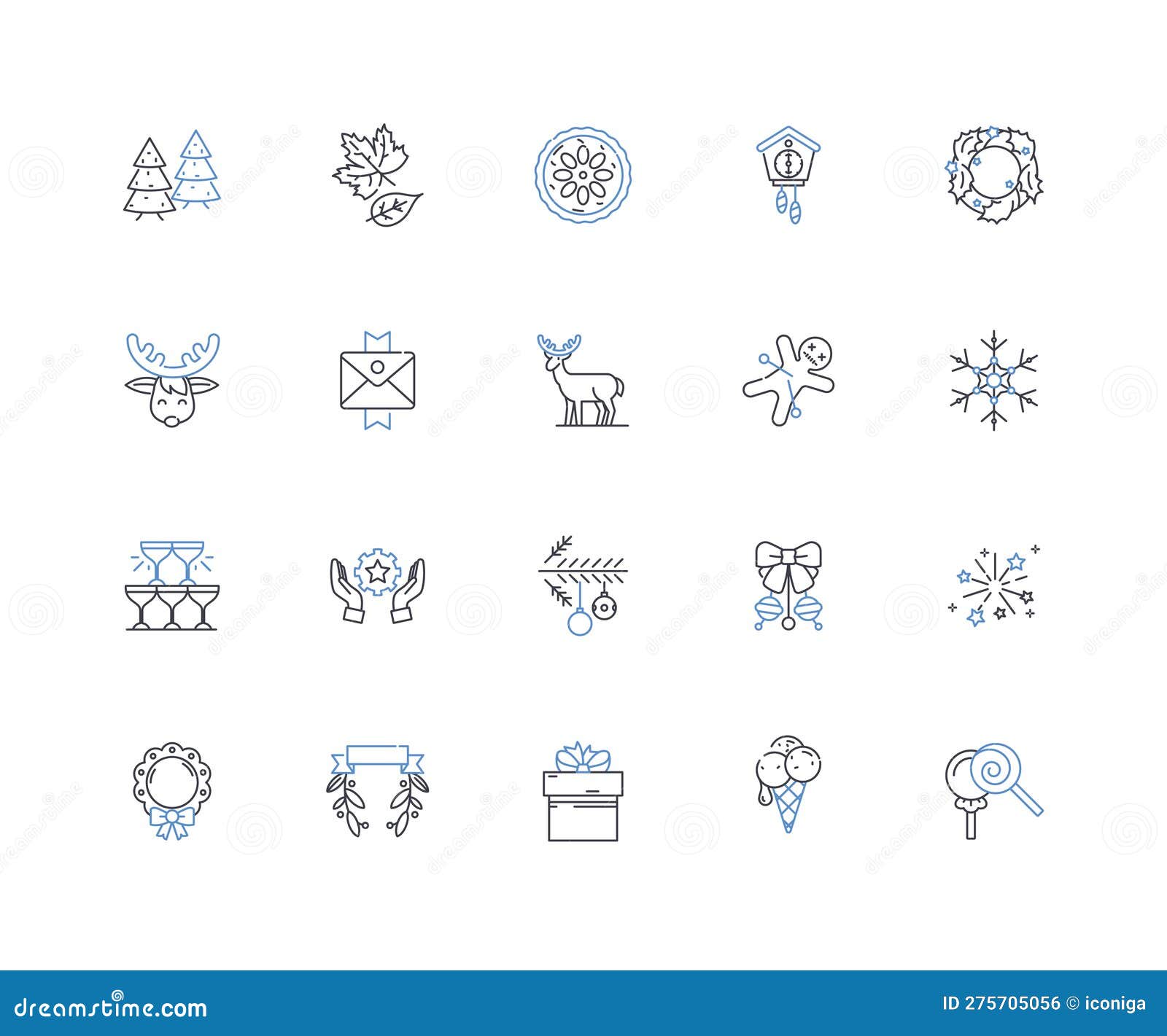 advent line icons collection. hope, anticipation, advent wreath, bethlehem, christmas, countdown, candles  and