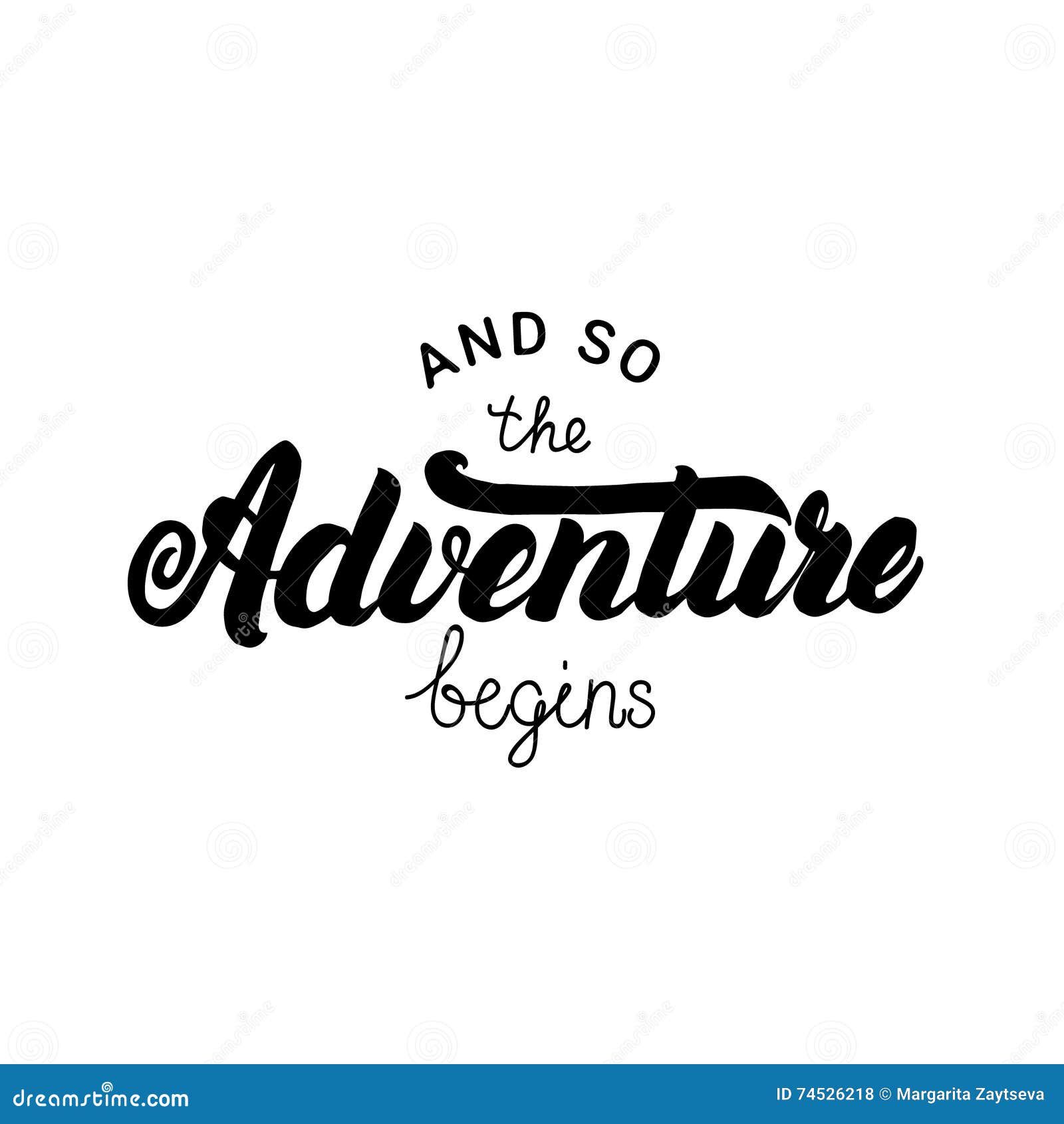 And So The Adventure Begins card