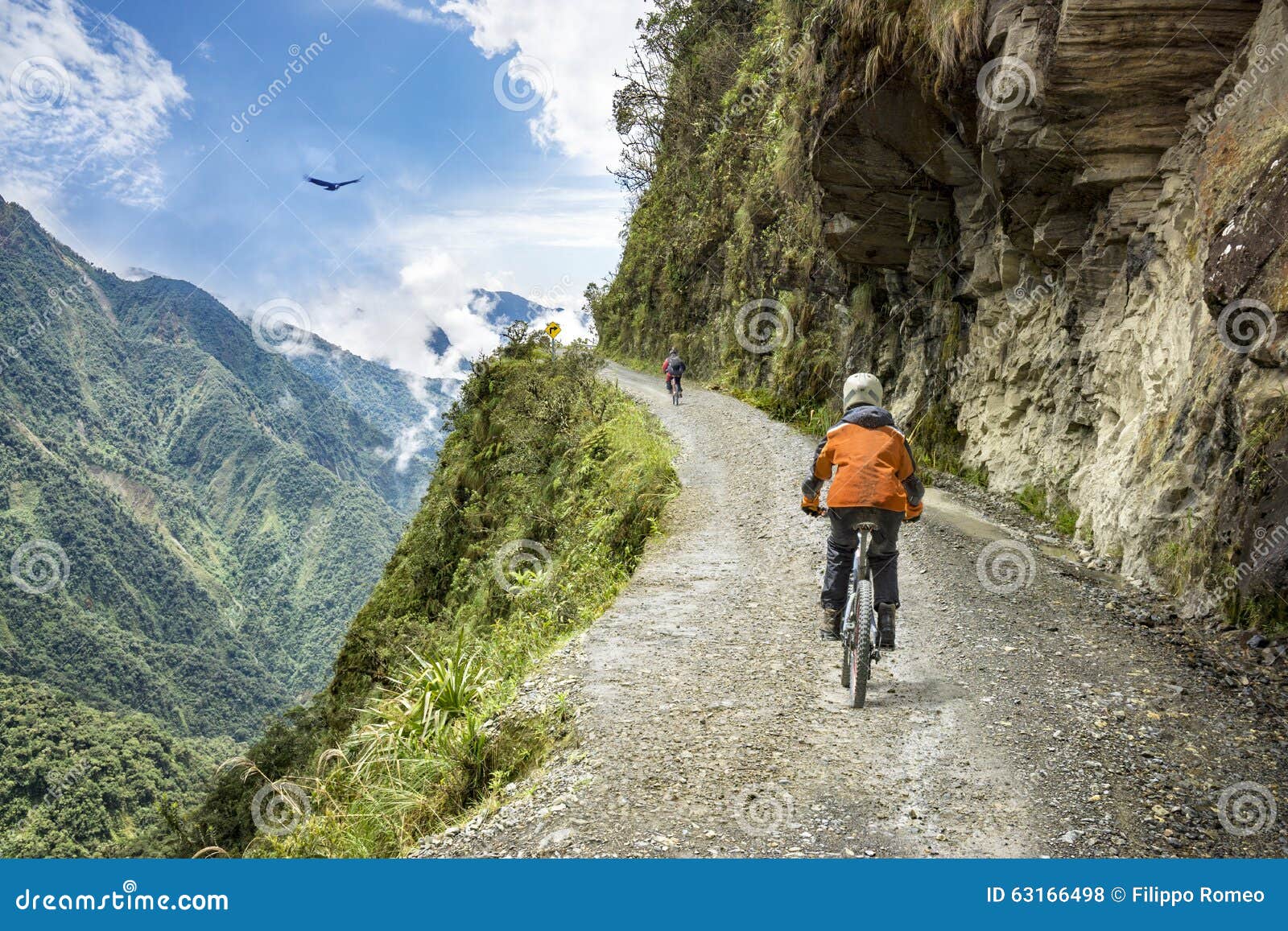 adventure travel downhill biking road of death