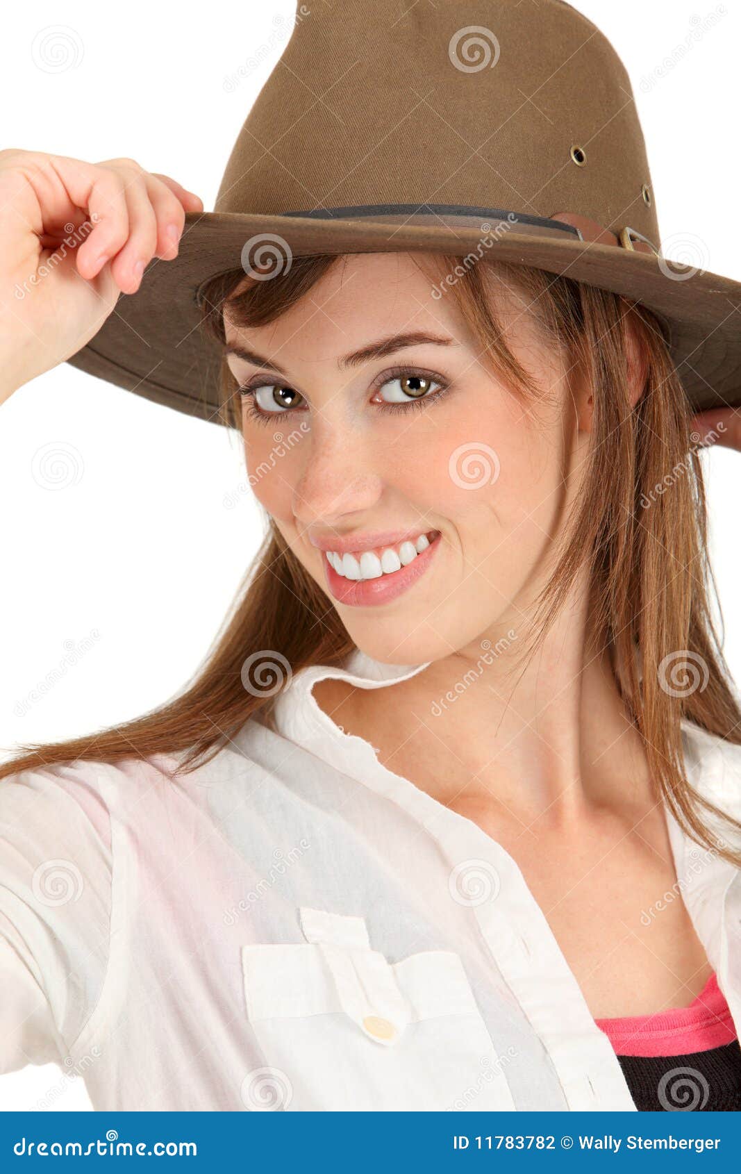 Adventurous Woman With Fedora Stock Photography Image 11783782