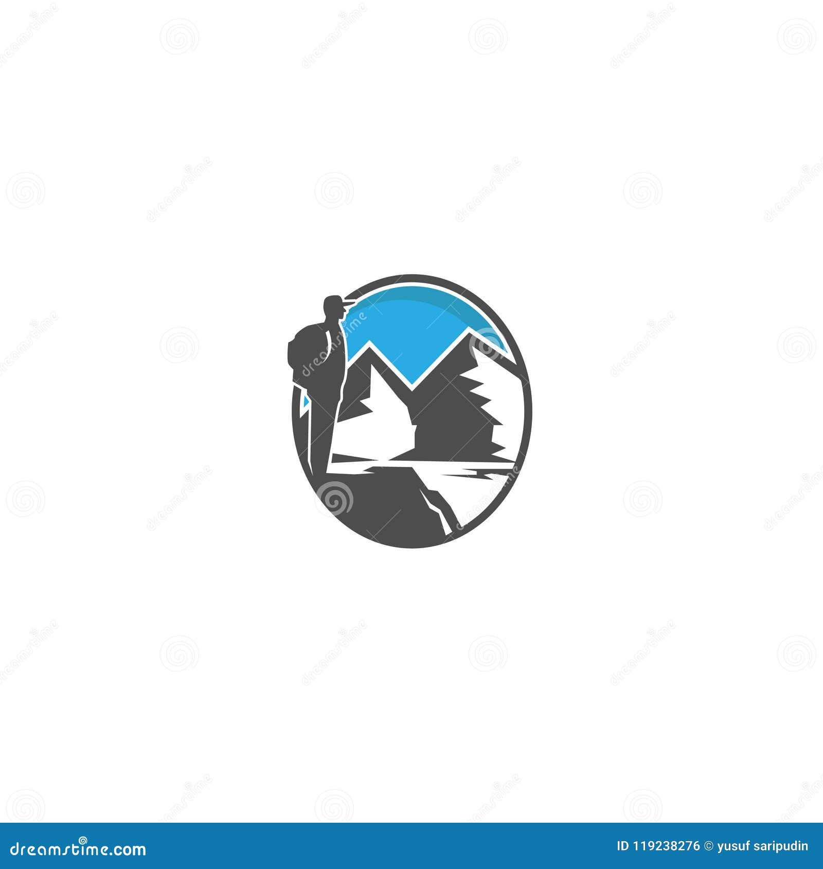 Adventurousness иллюстрация вектора. иллюстрации насчитывающей логос