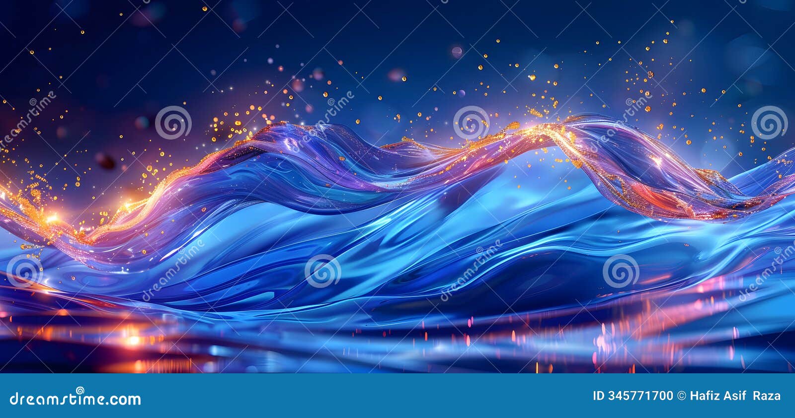 advertisement product image on dark blue background high quality photo