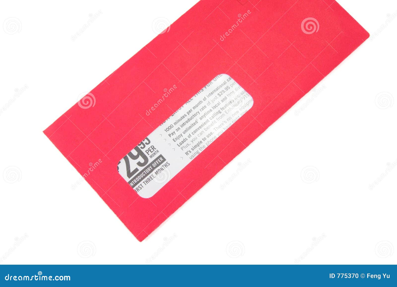 Advertising envelope stock photo. Image of direct, deliver 775370