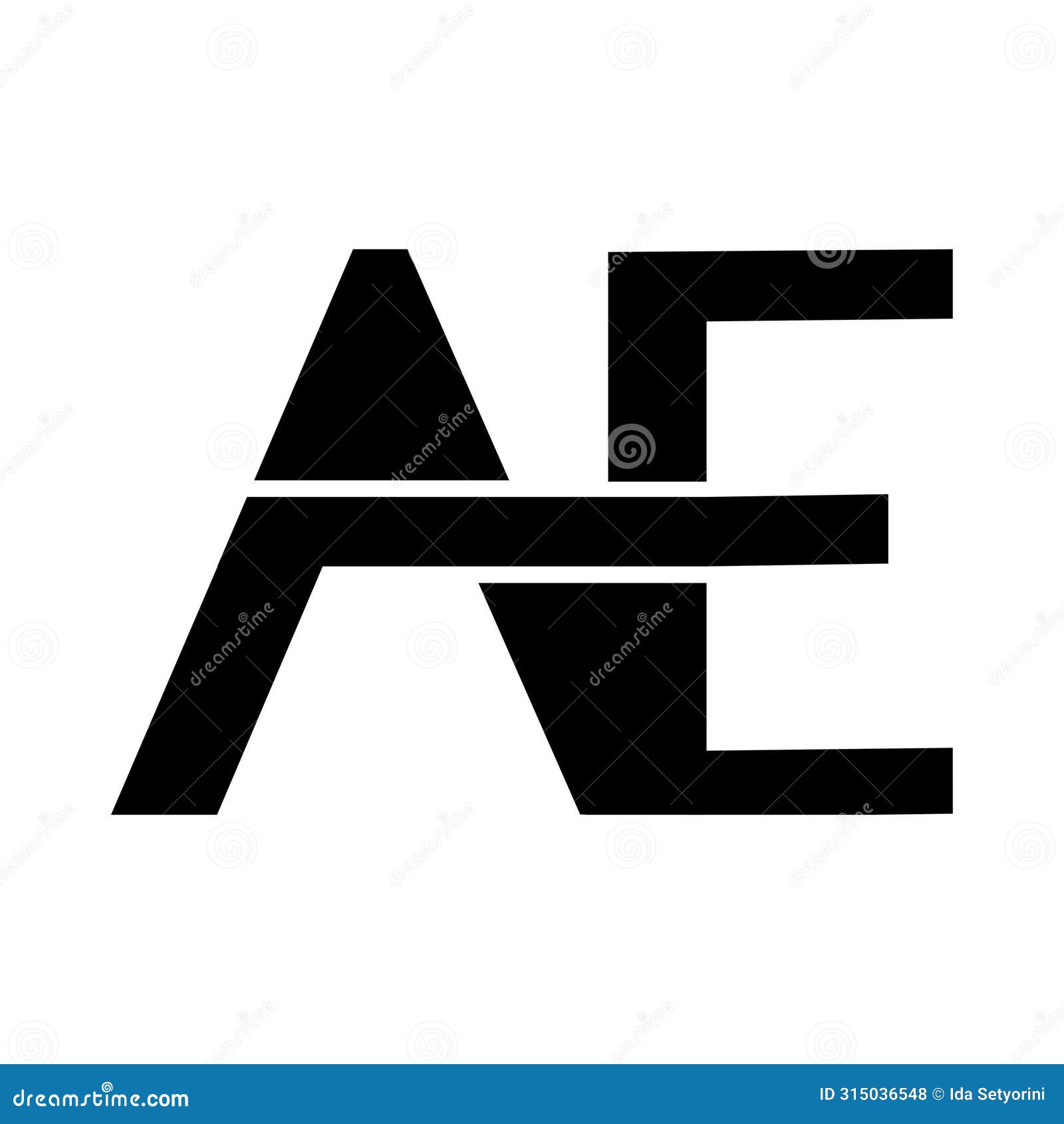 ae letter logo 