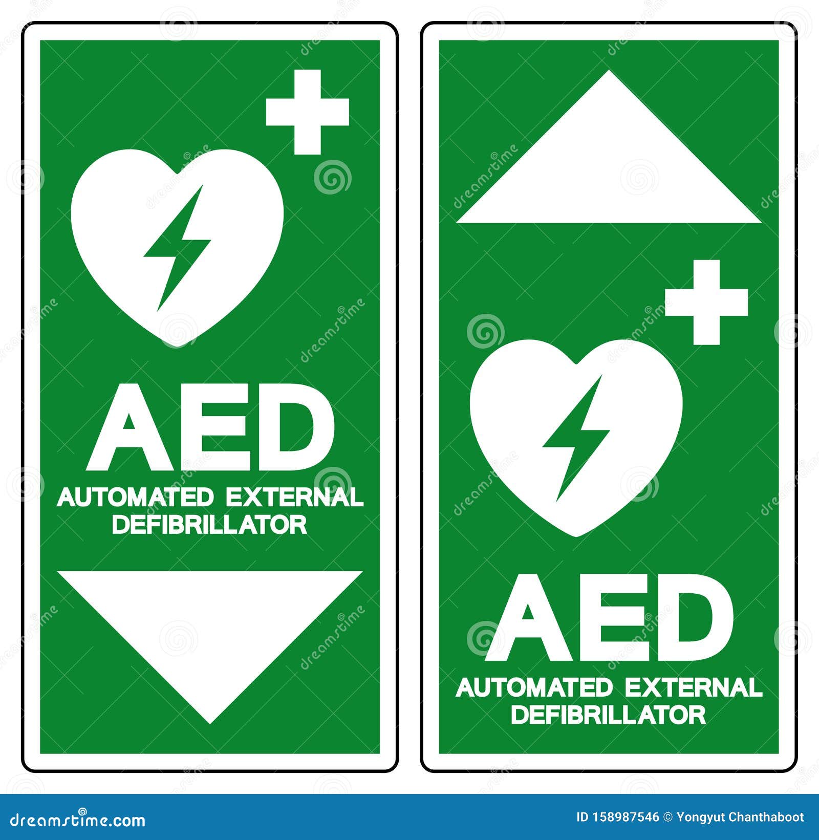 Aed Automated External Defibrillator Symbol Sign Vector Illustration Isolate On White Background Label Eps10 Stock Vector Illustration Of Defibrillator Assistance
